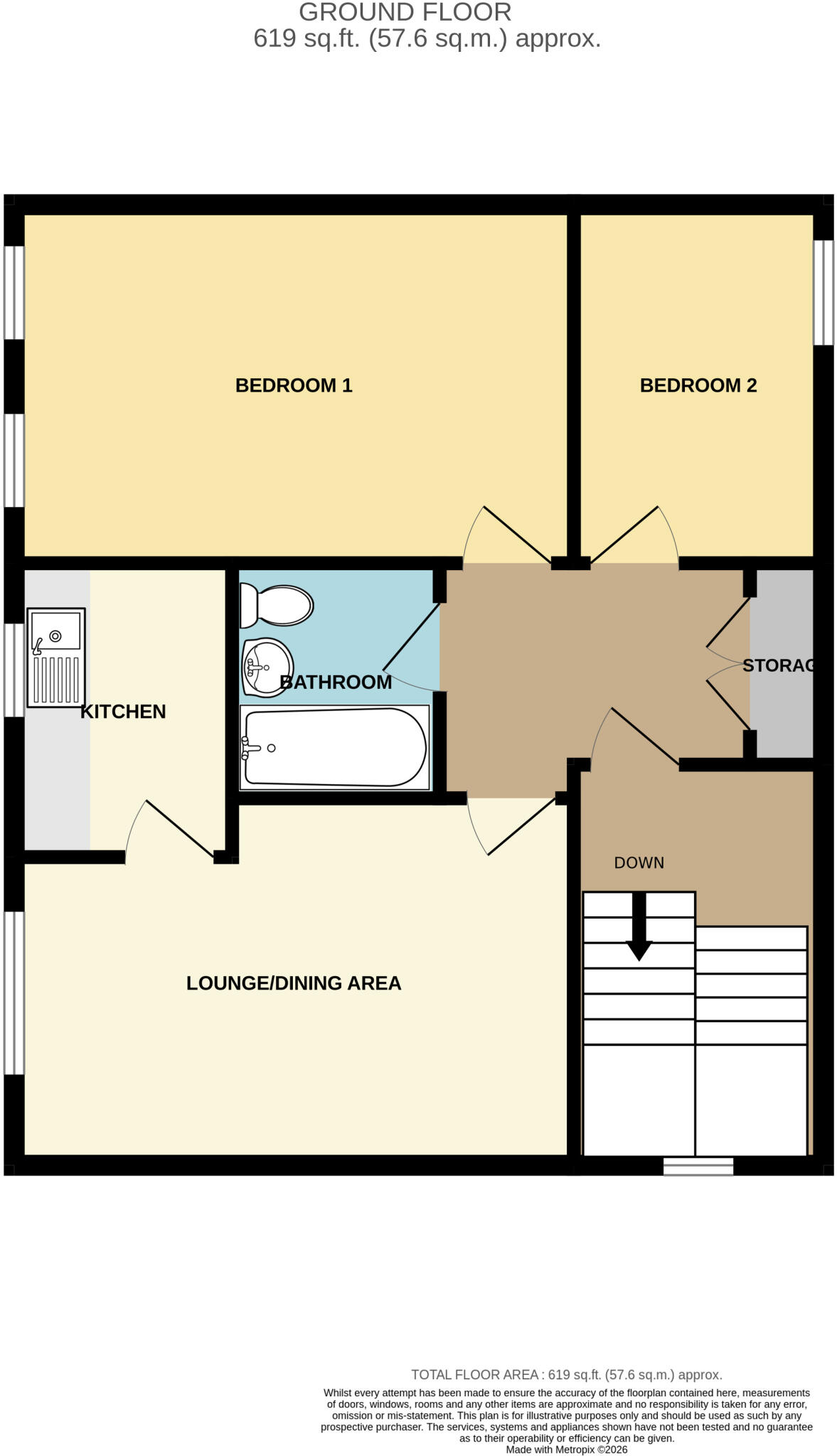 Wildbriar, Fatfield, Washington, Sunderland, NE38 floorplan