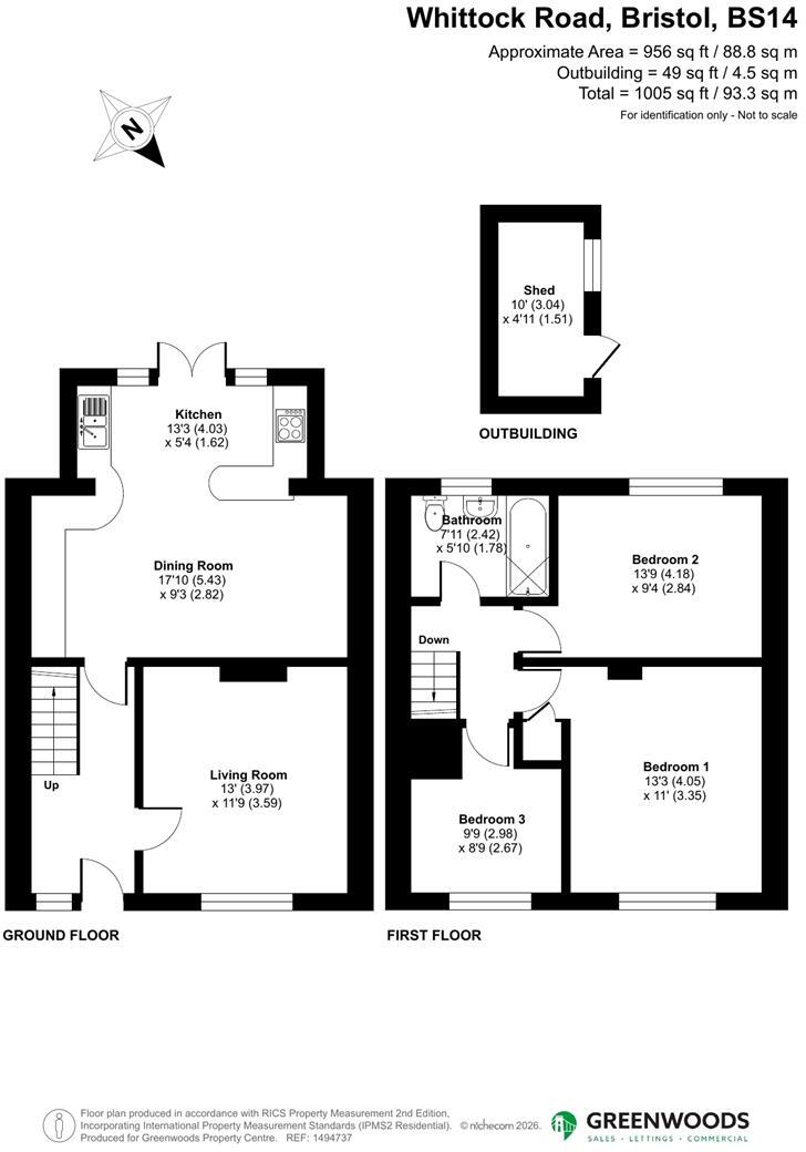 Whittock Road, Bristol floorplan