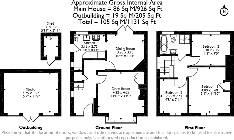 Tudor Crescent, Portsmouth, PO6 floorplan