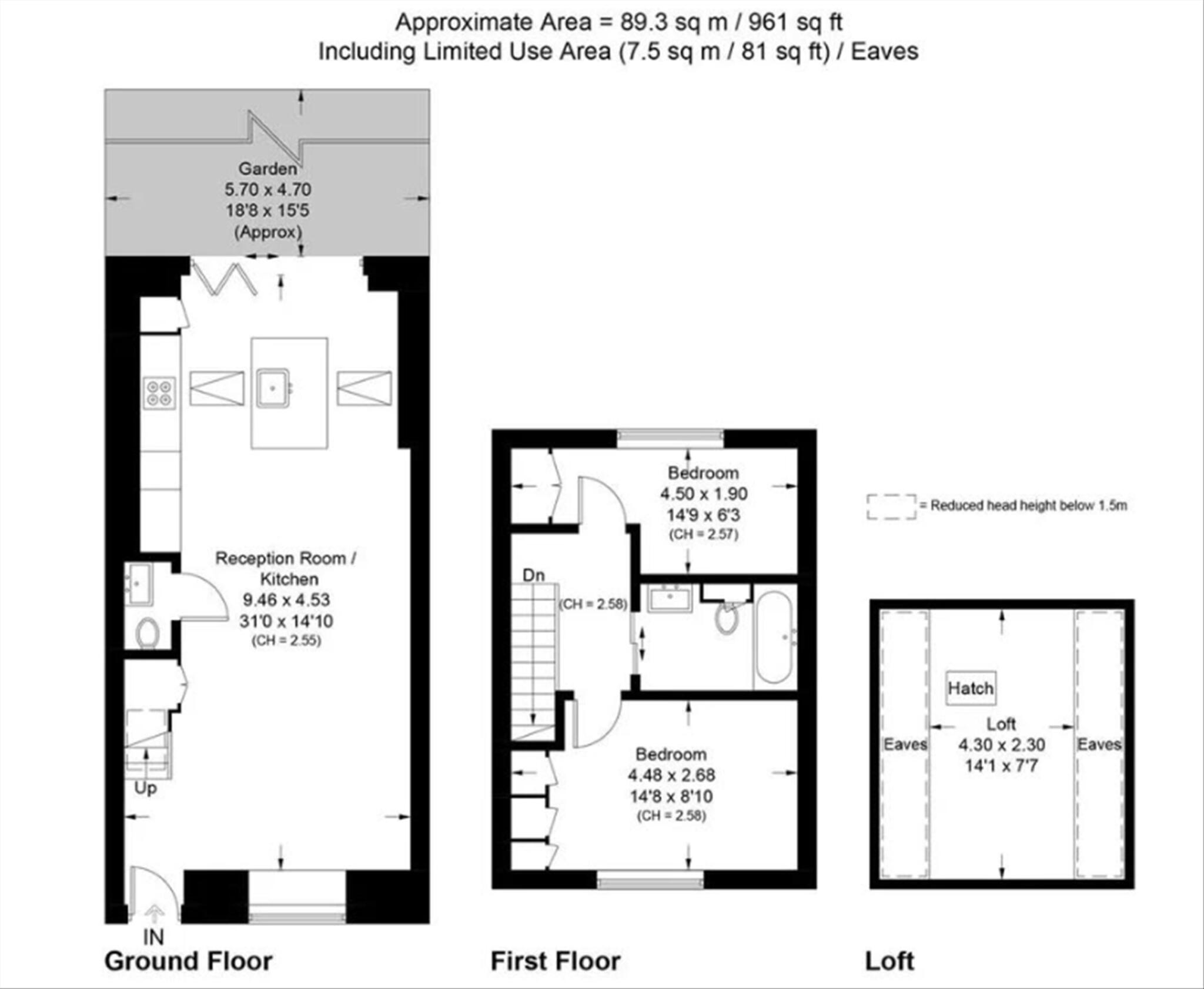 Huntingfield Road, Putney floorplan