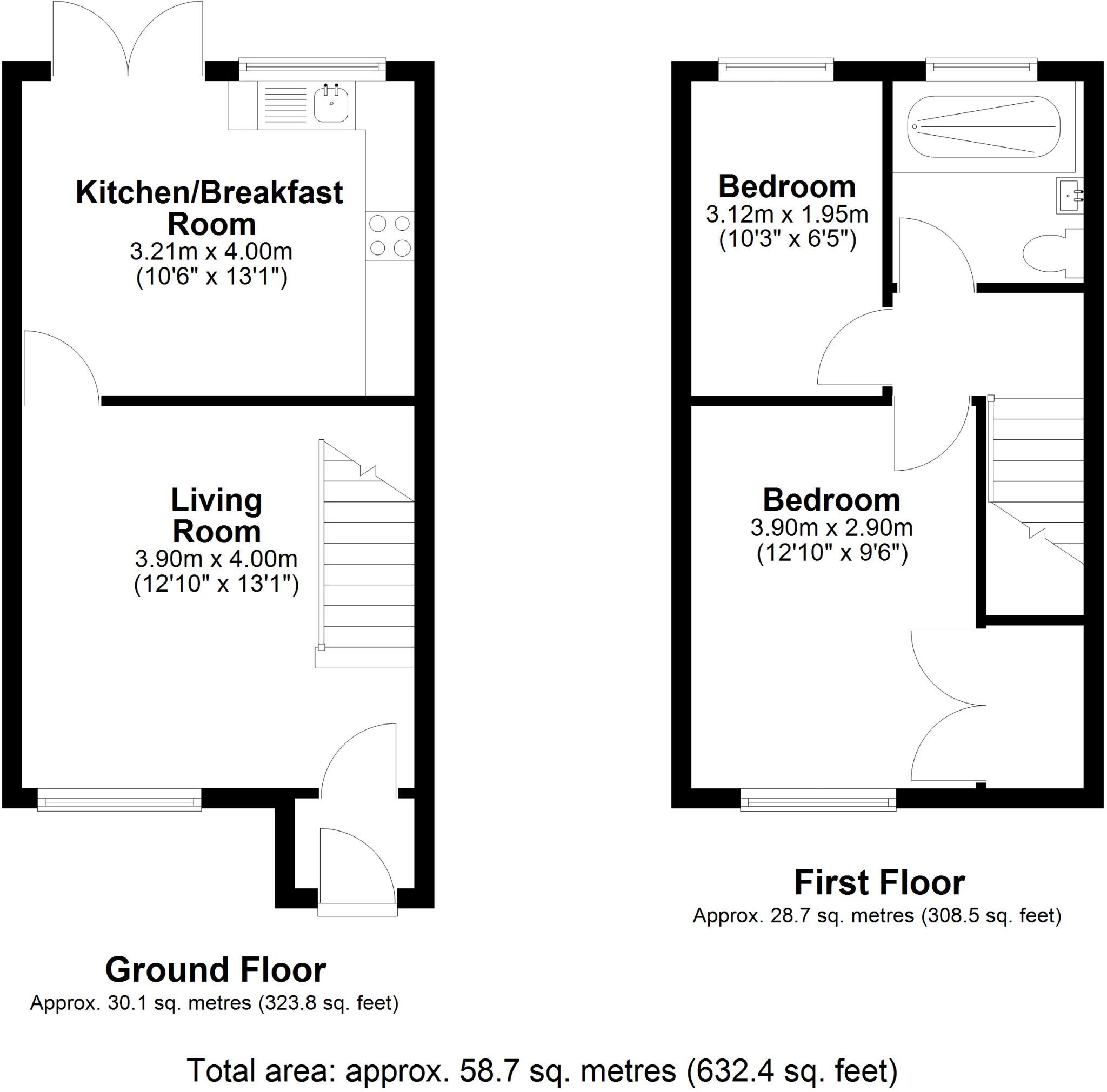 Abbotts Court, Westbury floorplan