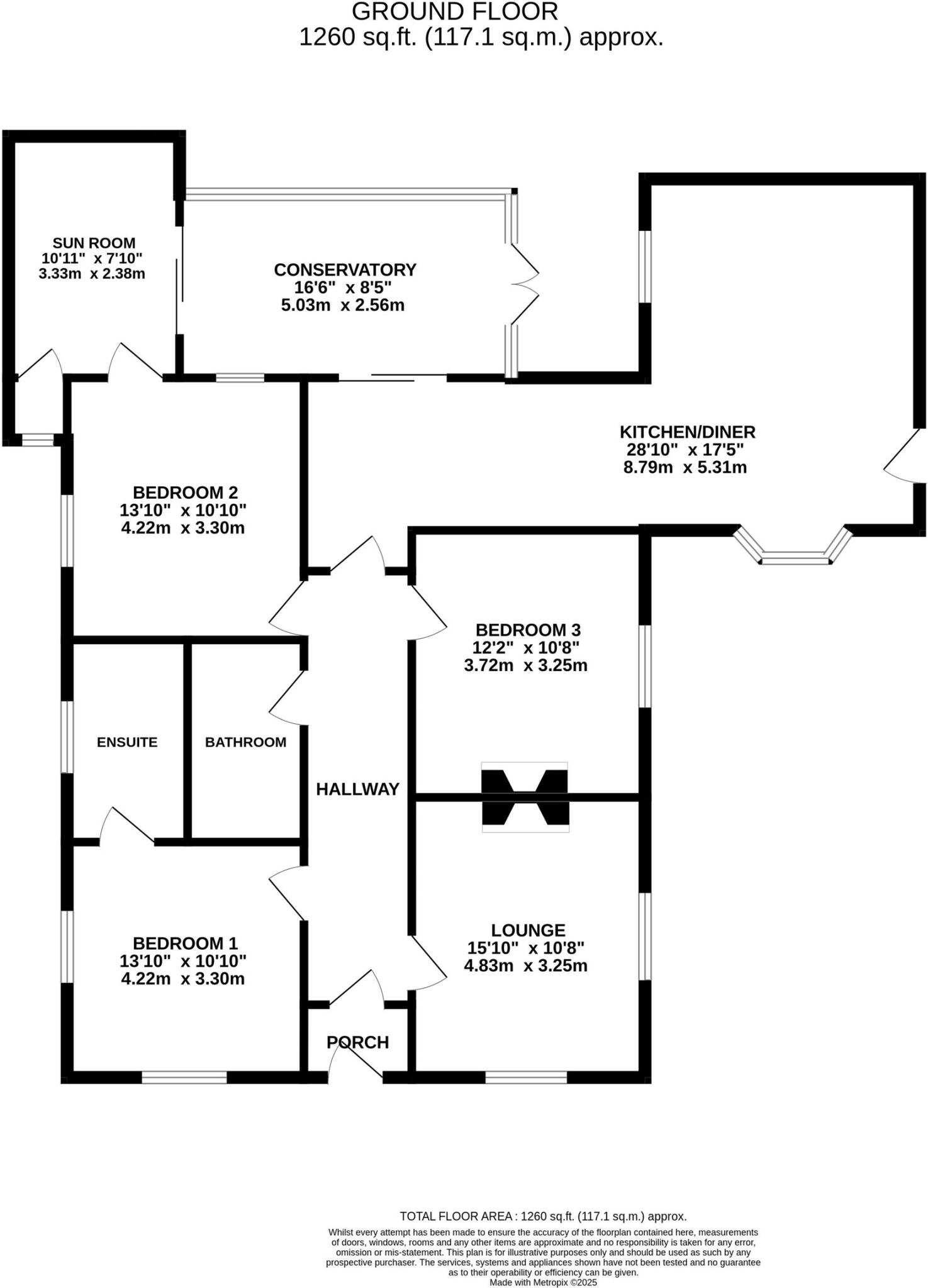 Hillary Drive, Audlem, CW3 floorplan