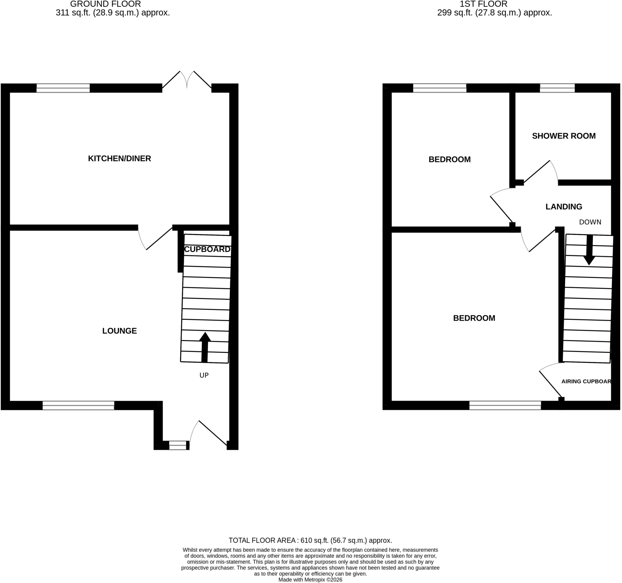 Vervain Close, Bradwell floorplan