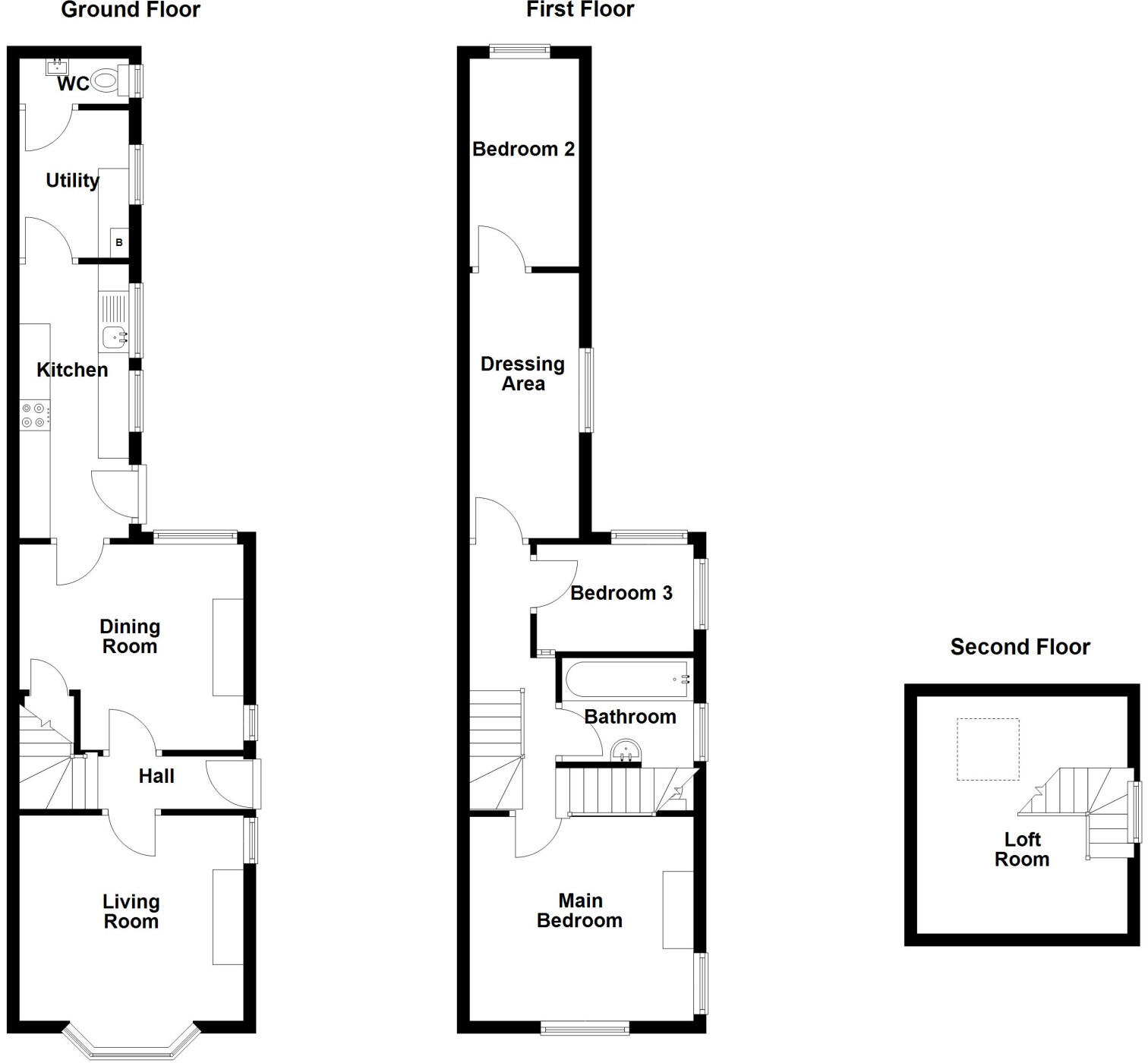 London Road, Leftwich, Northwich, CW9 floorplan