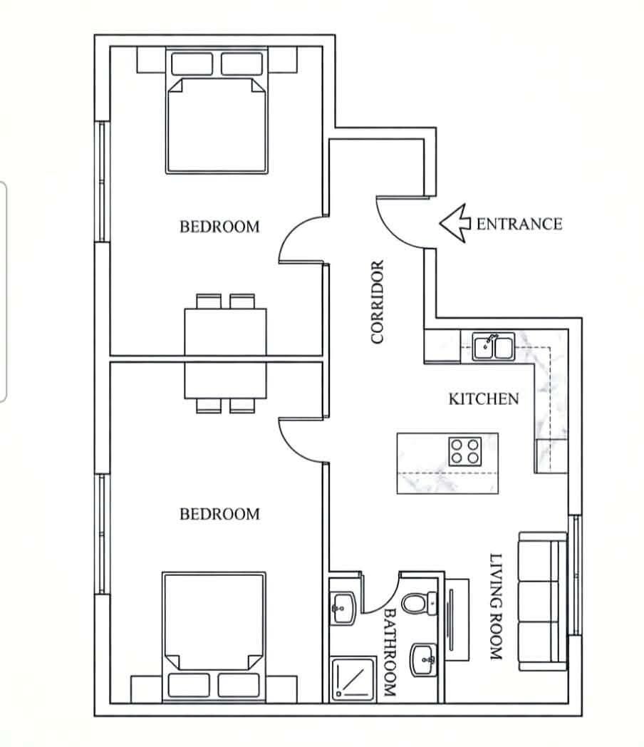 3/L , 48 Provost road, Dundee, DD3 8AJ floorplan