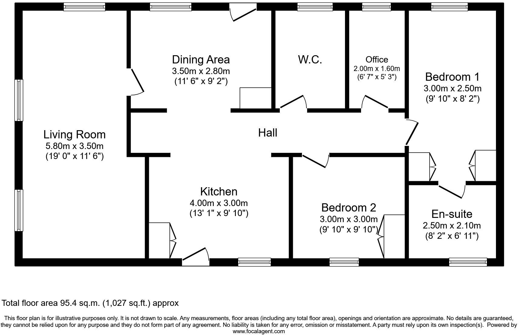 Northampton, Northamptonshire, NN6 floorplan