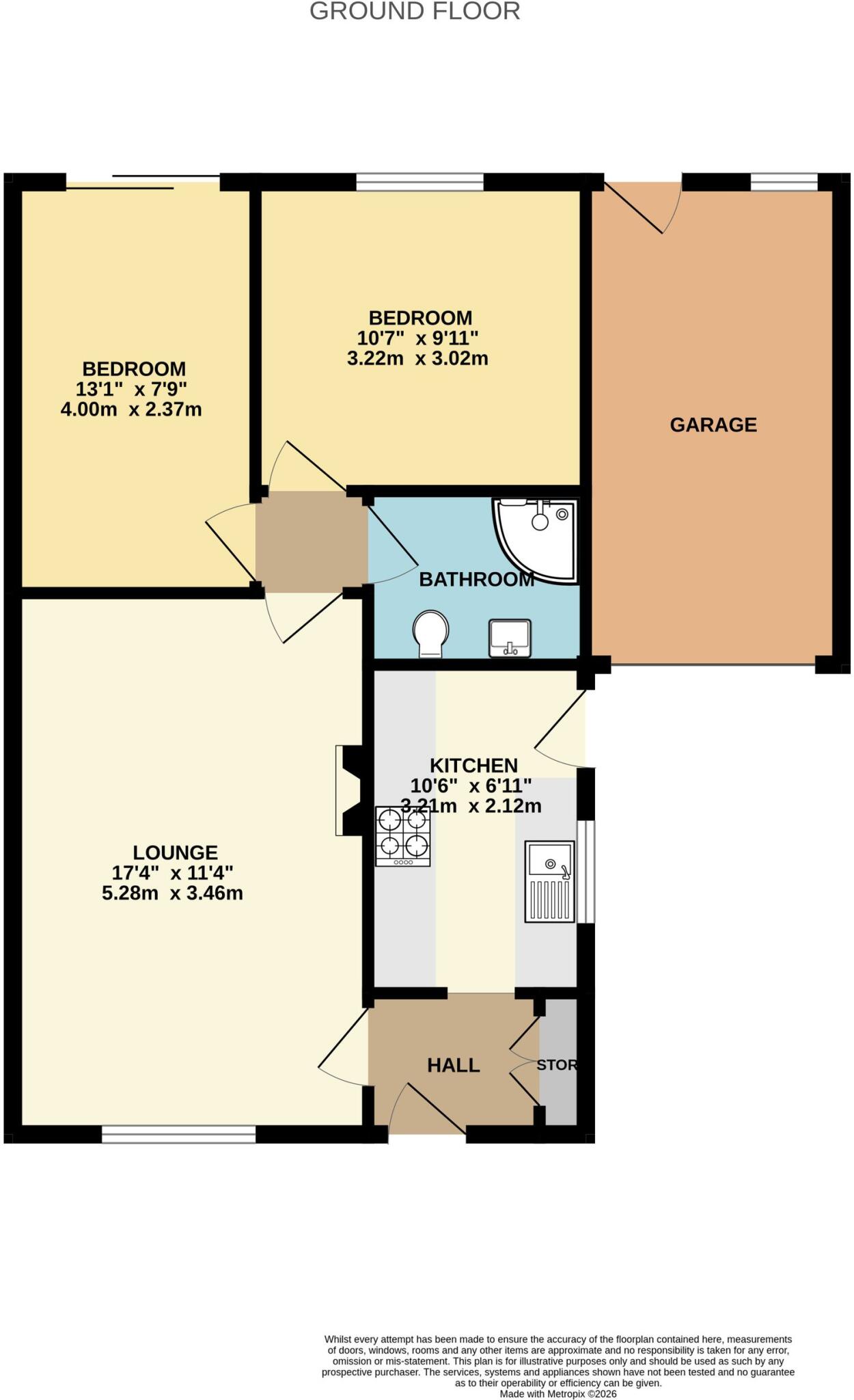 Abbeydale, Burscough, L40 floorplan