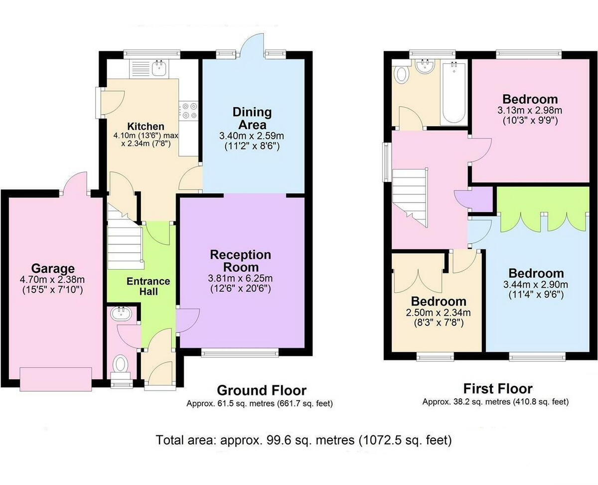 Hunting Gate, Hemel Hempstead floorplan