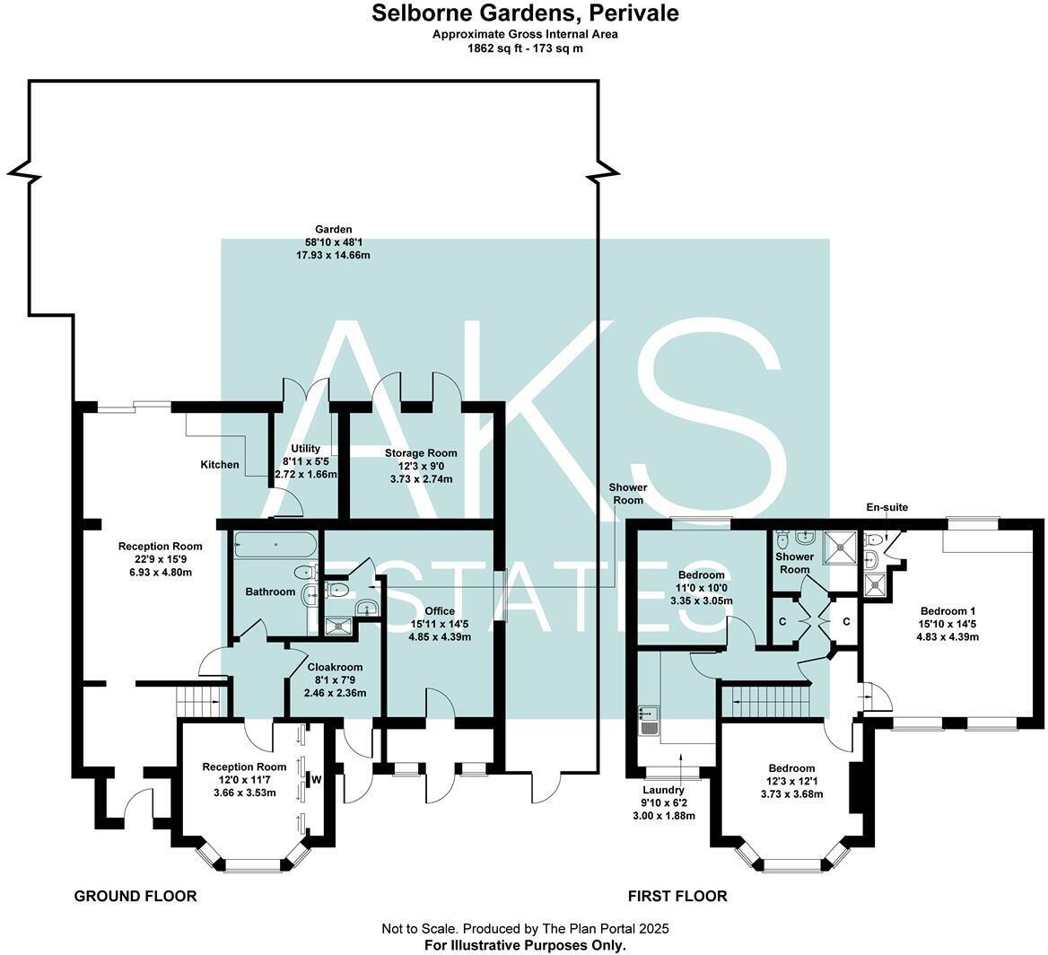 Selborne Gardens, Perivale, Greenford, Middlesex, UB6 7PD floorplan