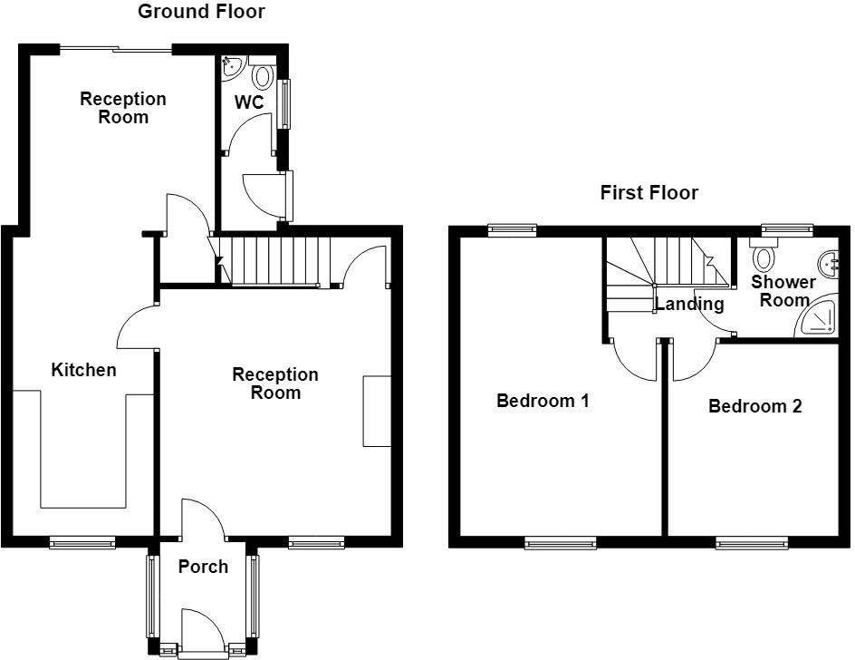 White Grove, Colne floorplan