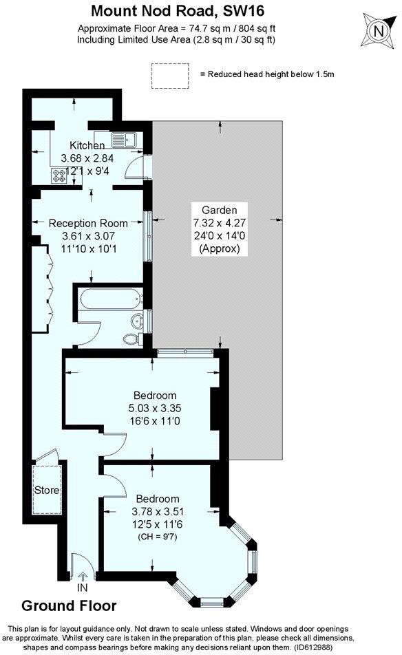 Mount Nod Road, London, SW16 floorplan