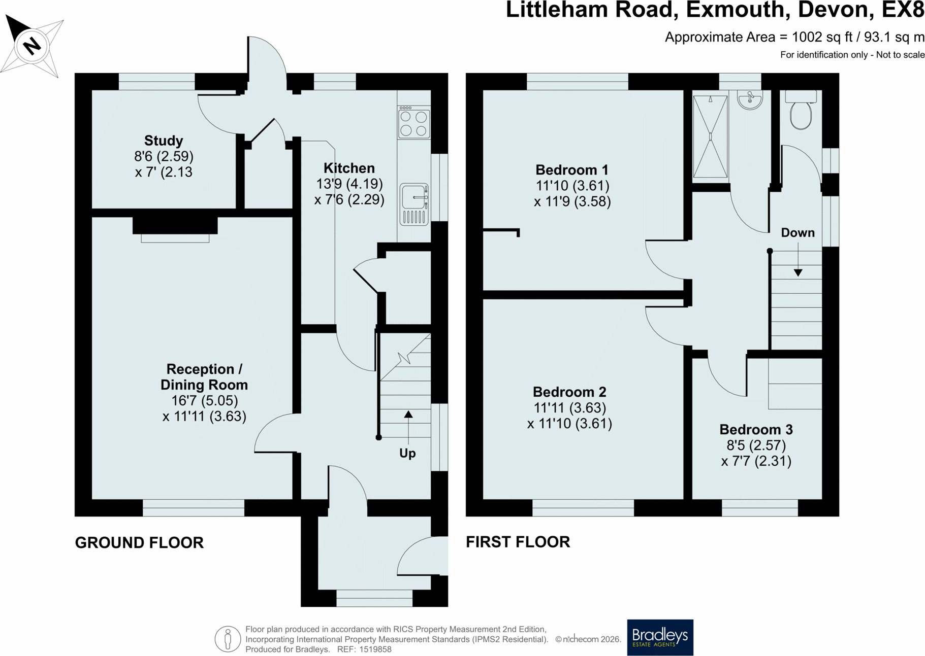 Littleham Road, Exmouth, Devon floorplan