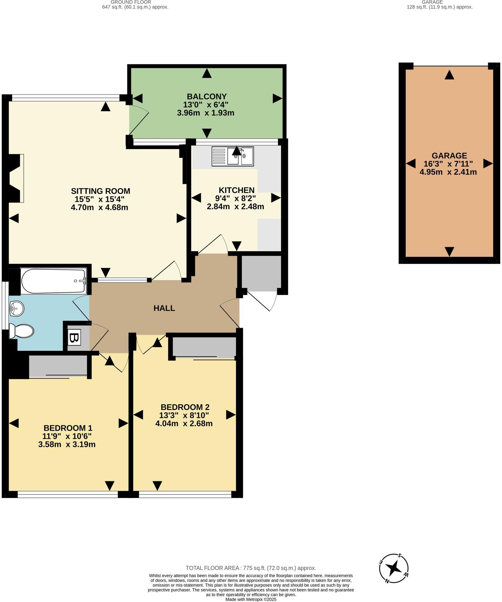 St. Lukes Road South, Waldon Court St. Lukes Road South, TQ2 floorplan