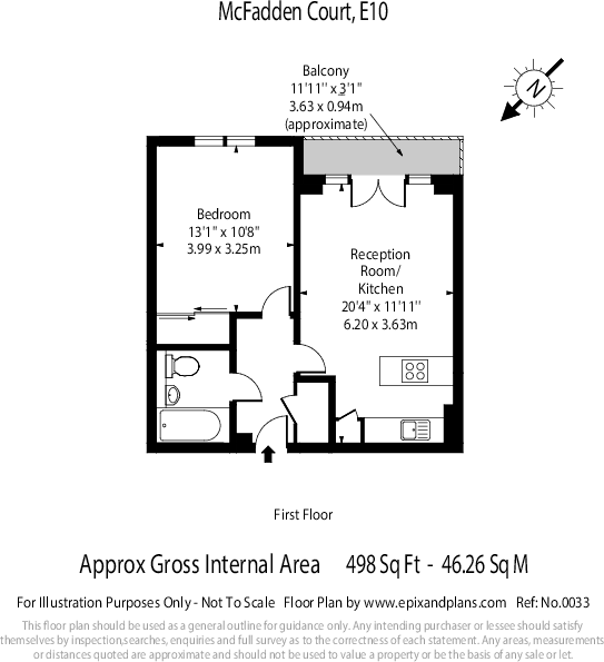 Buckingham Road, London, E10 floorplan