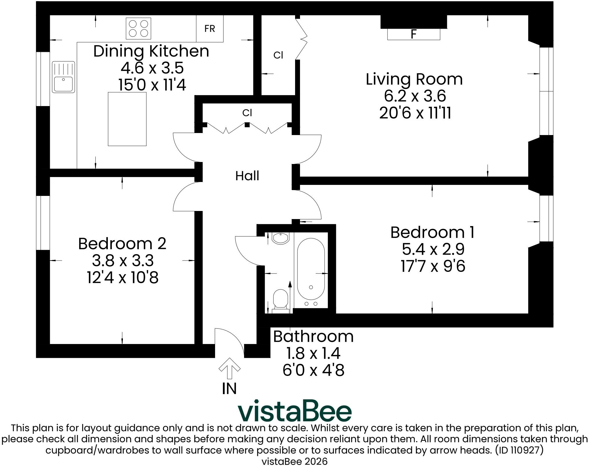 414 Victoria Road, Glasgow, G42 floorplan