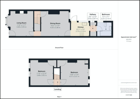 Carlton Road, Worksop floorplan