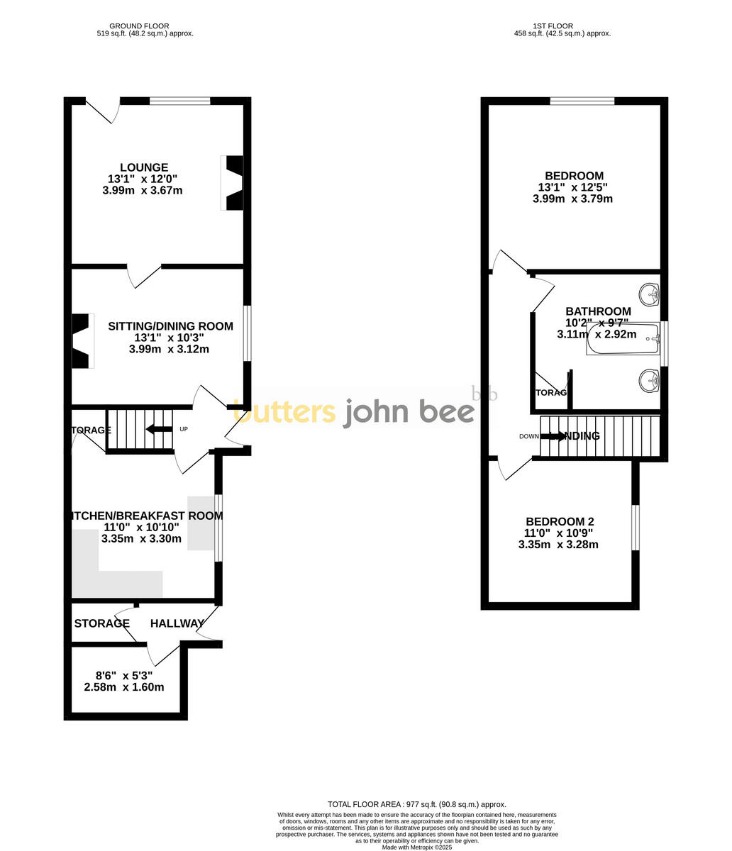 Lawton Road, Alsager floorplan