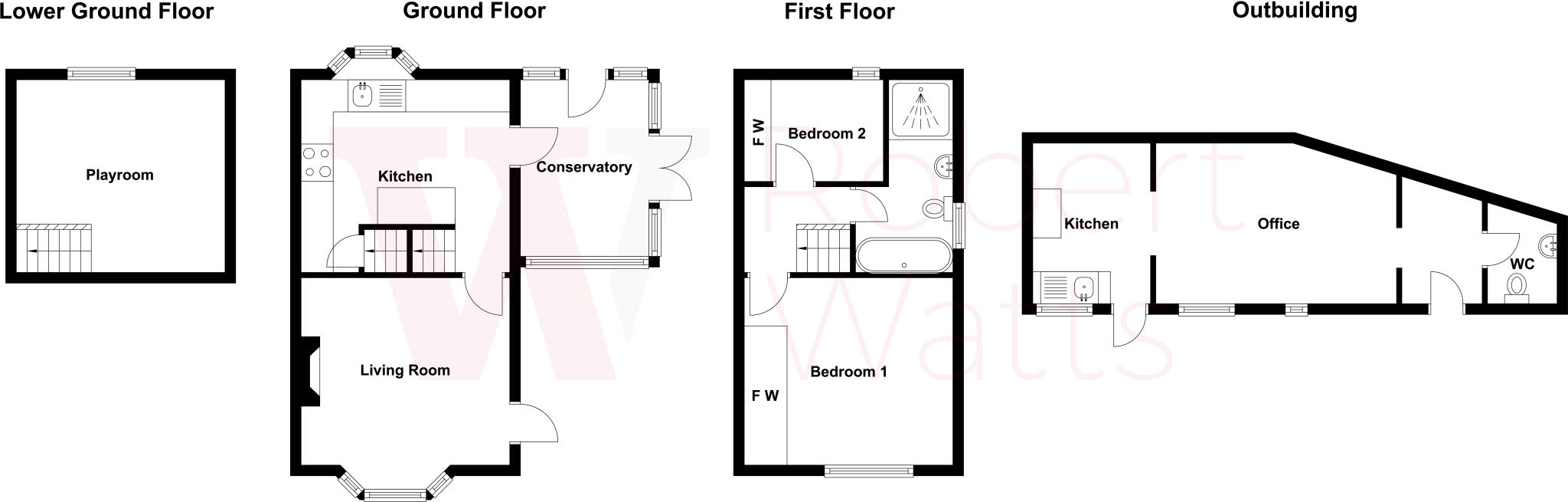 Strawberry Avenue, Liversedge, West Yorkshire, WF15 floorplan