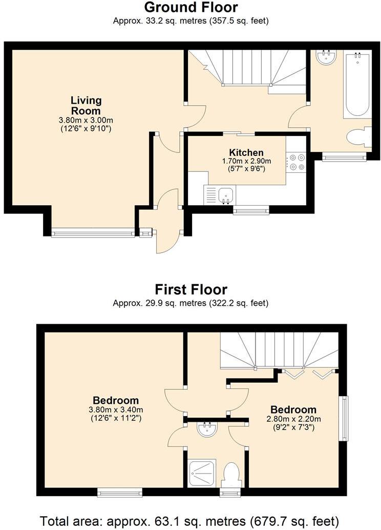 Stubbington Avenue, Portsmouth floorplan