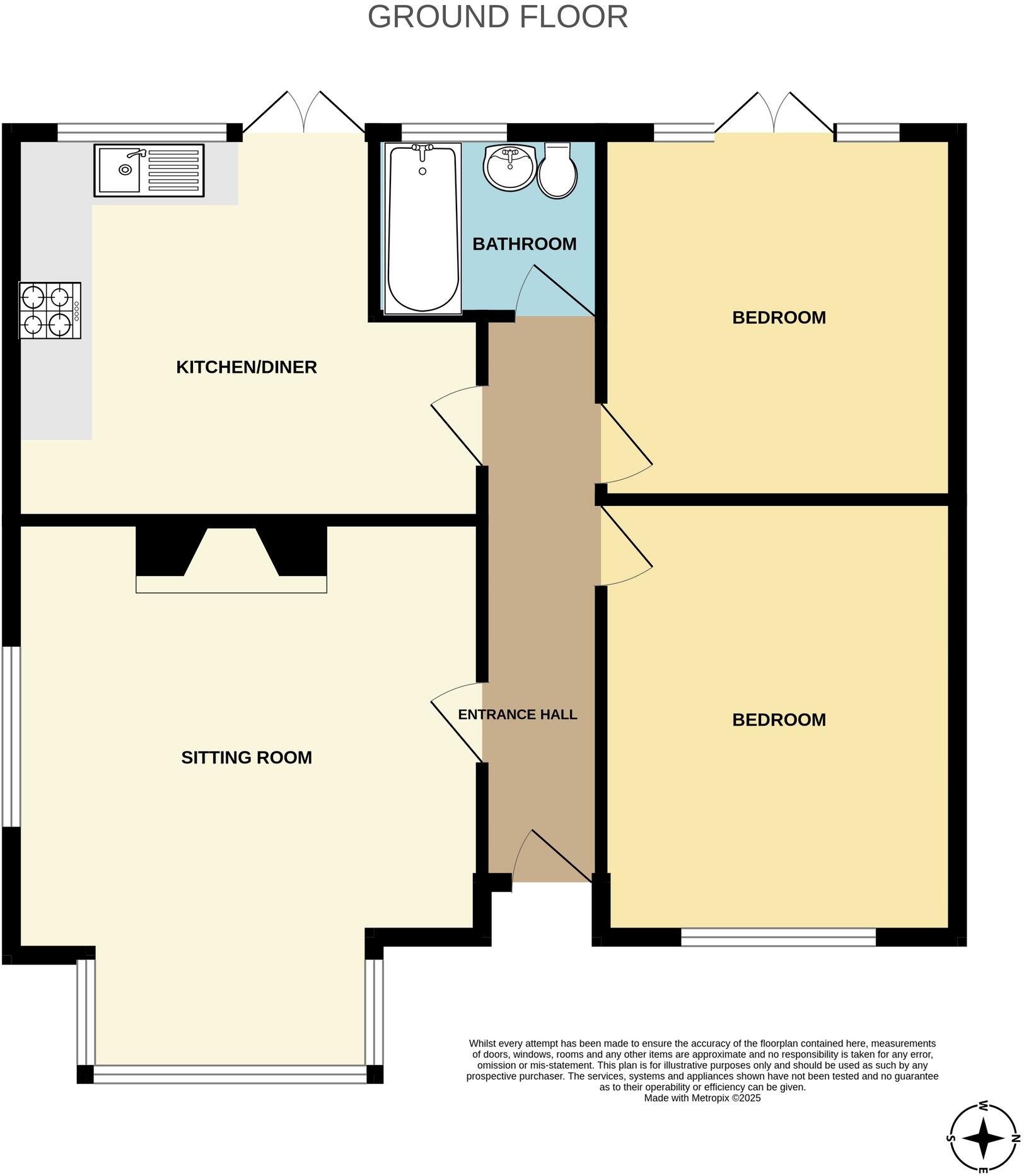 Hawkridge Road, Bridgwater, TA6 floorplan