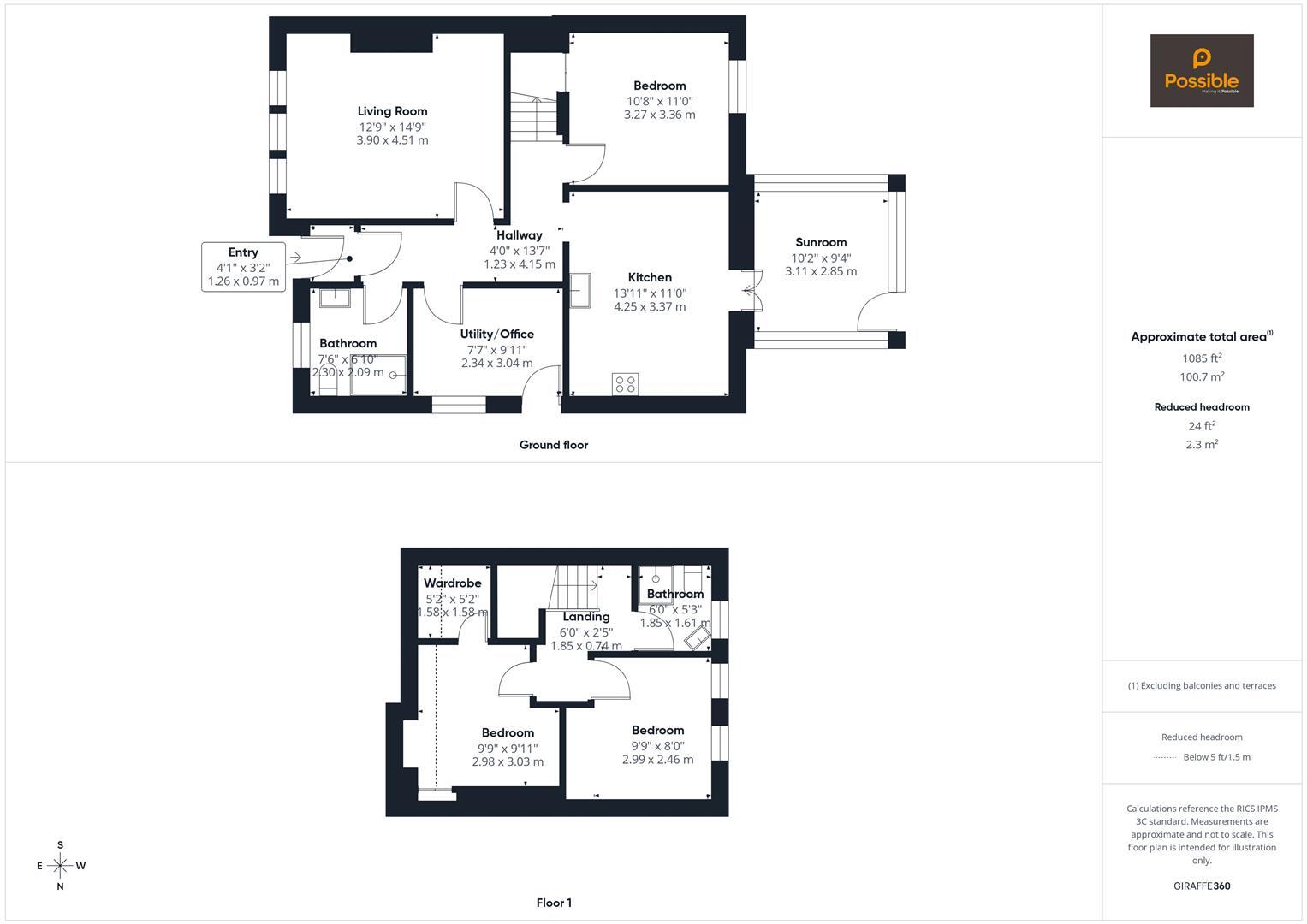 46 Muirton Bank, Perth, PH1 5DW floorplan