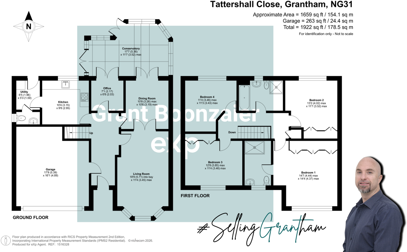 Tattershall Close, Grantham floorplan