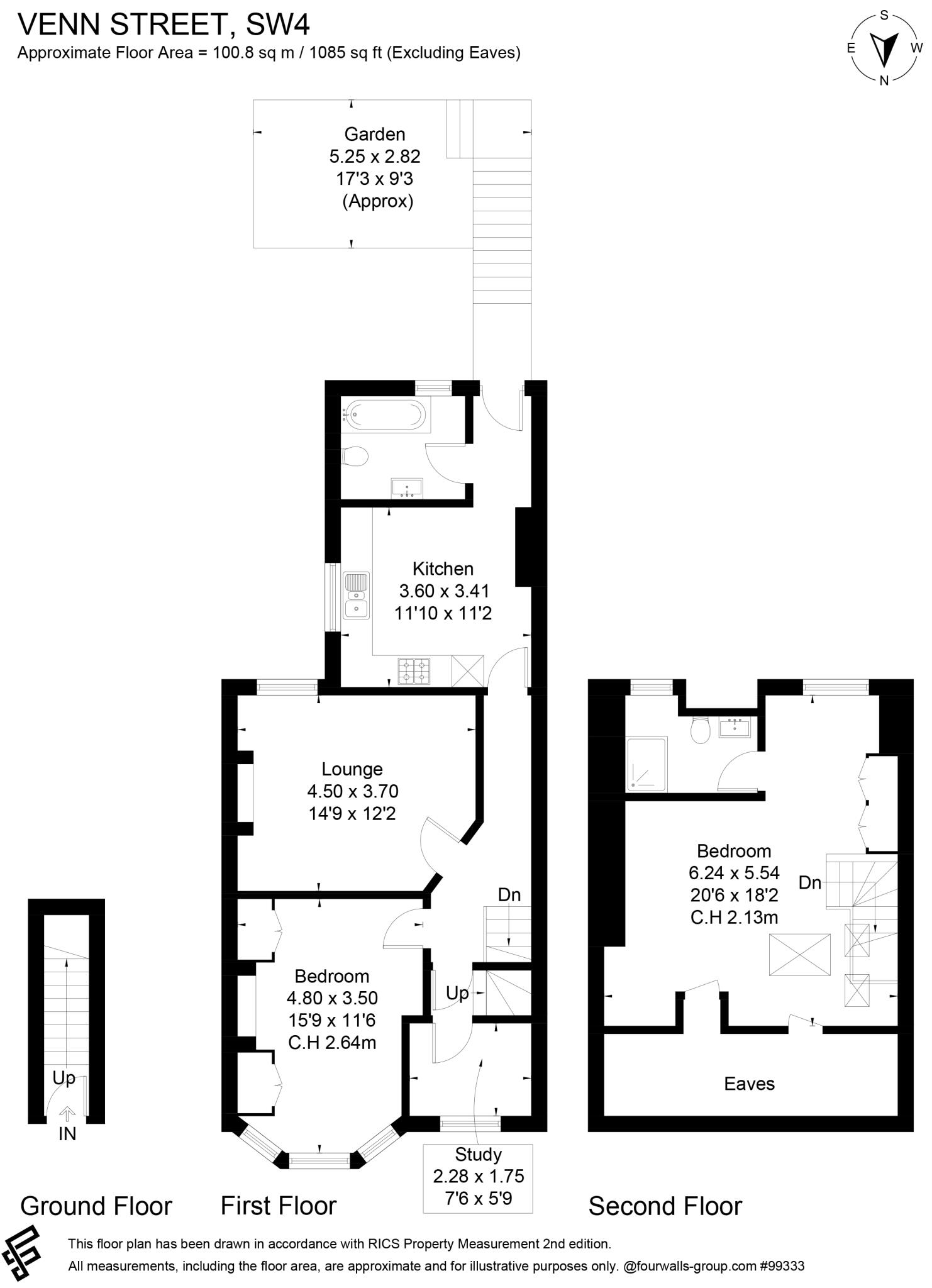 Venn Street, Clapham, London, SW4 floorplan