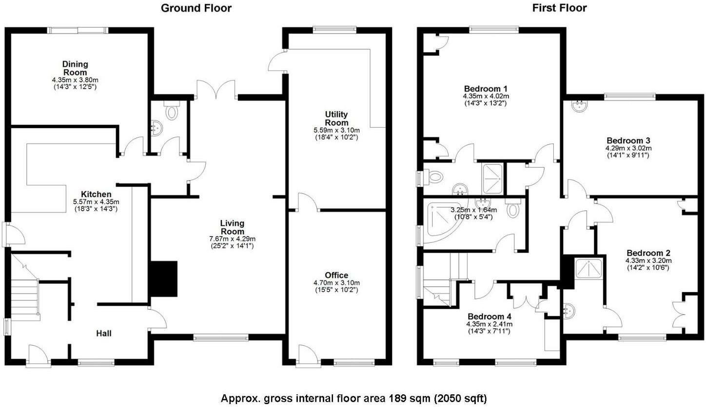 The Street, Sturmer floorplan
