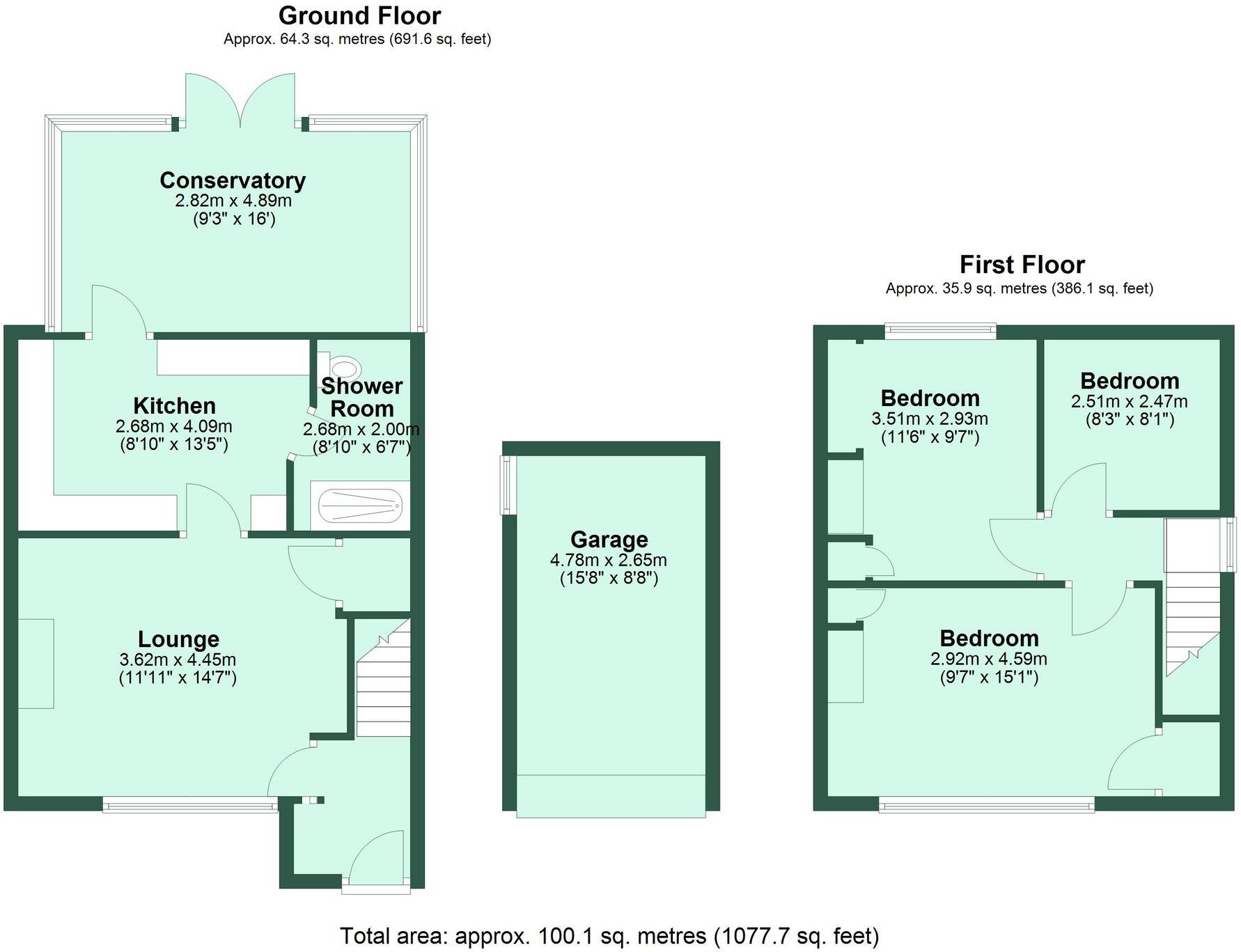 Thorpe Crescent, Watford, WD19 floorplan