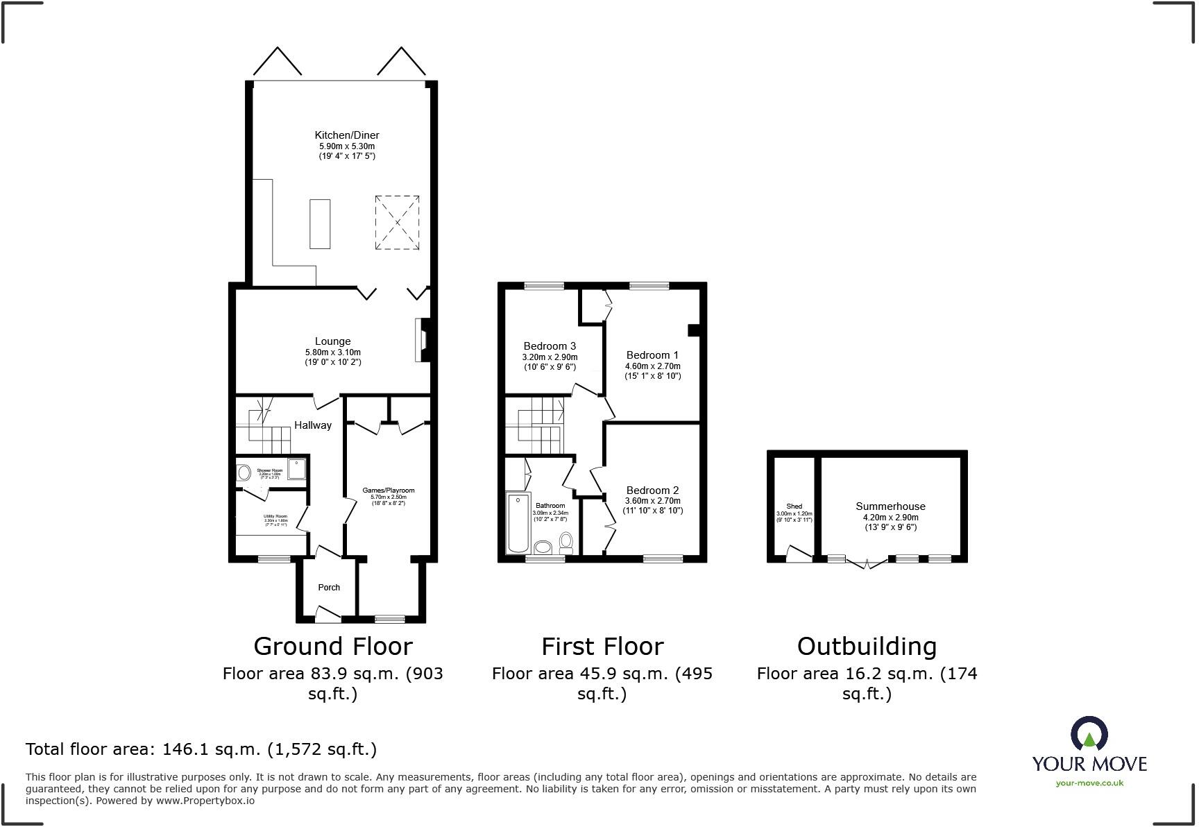 Queendown Avenue, Gillingham, Kent, ME8 floorplan
