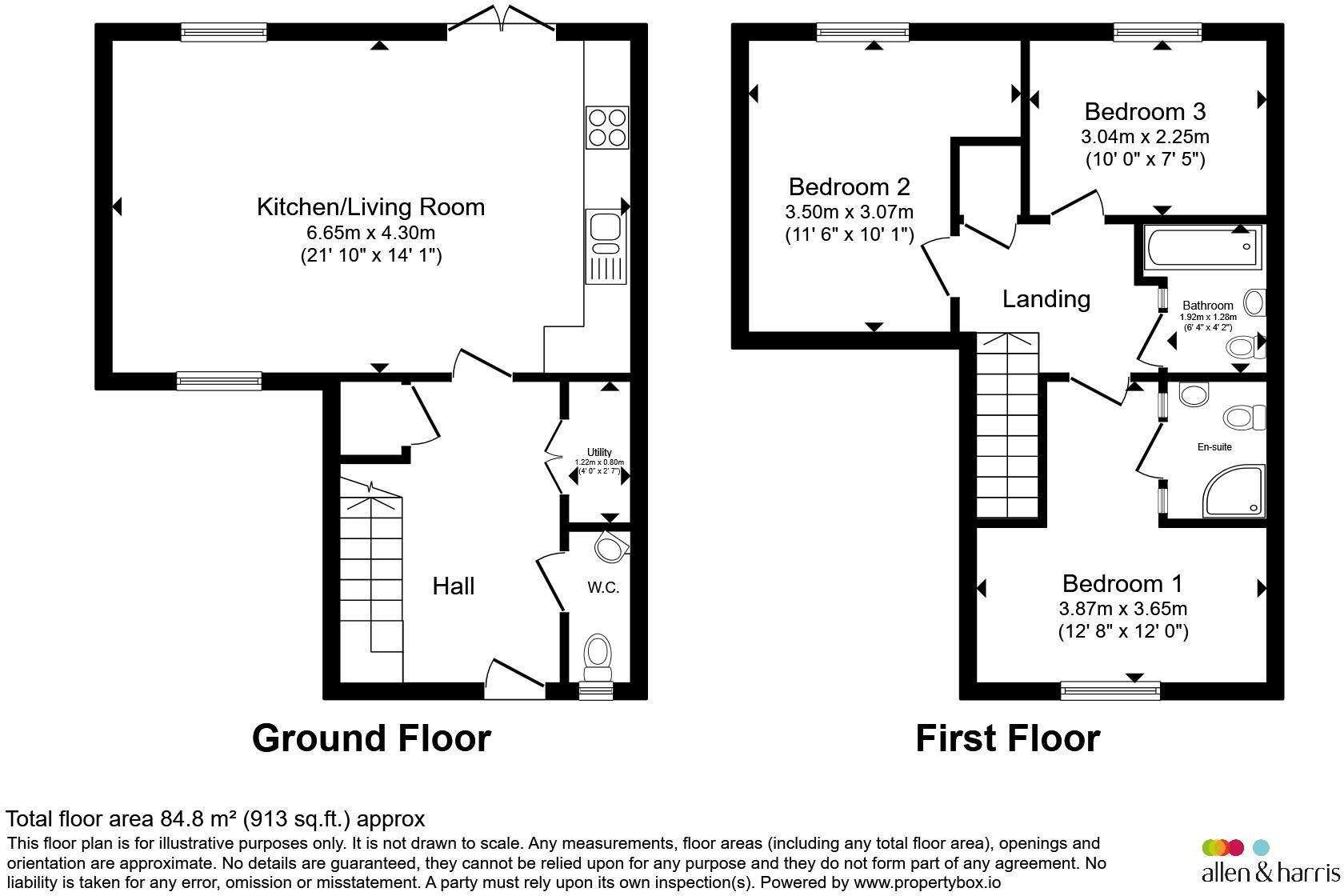 Rhodfa Crughywel, St. Mellons, Cardiff floorplan