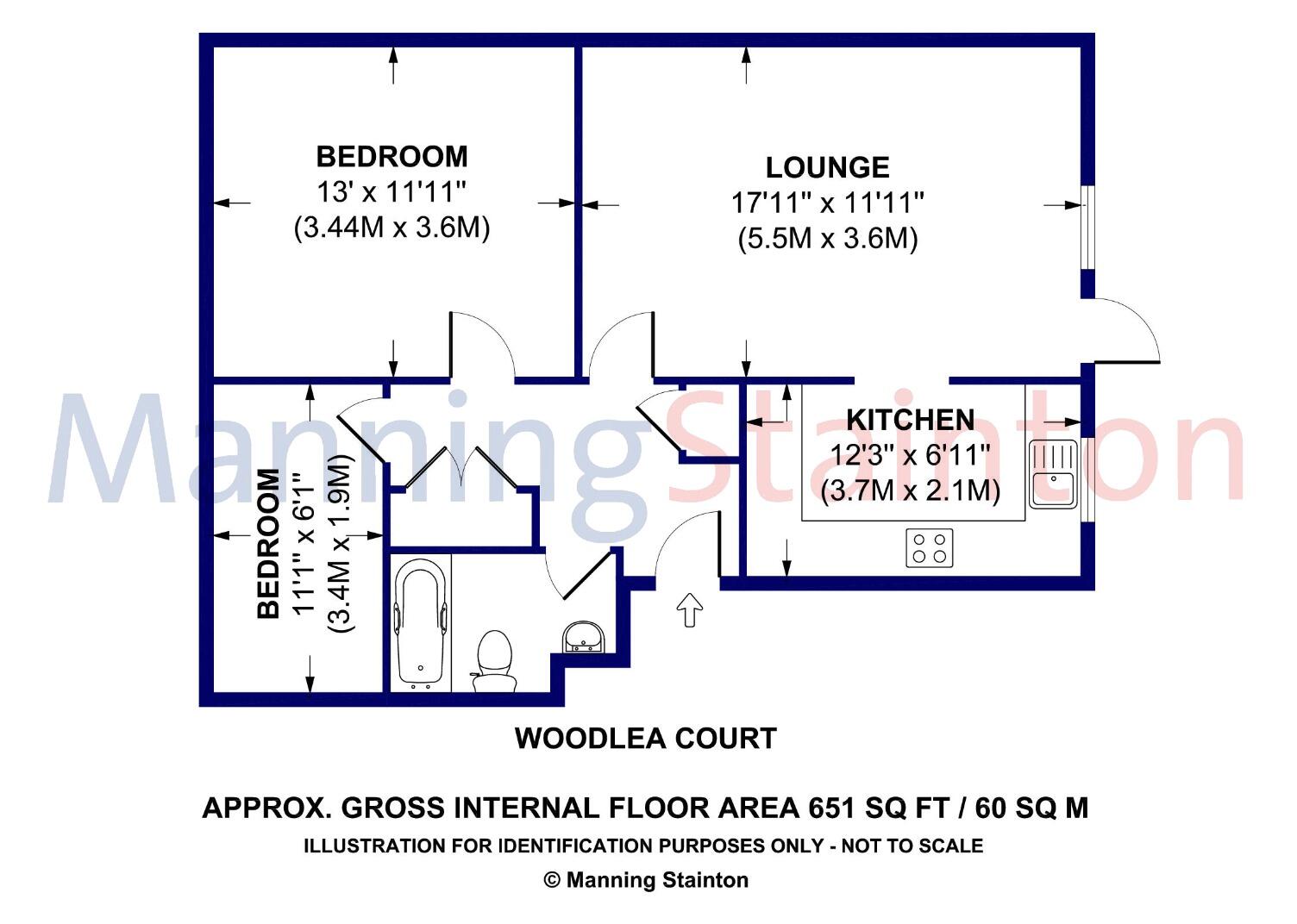 Woodlea Court, Leeds, West Yorkshire floorplan