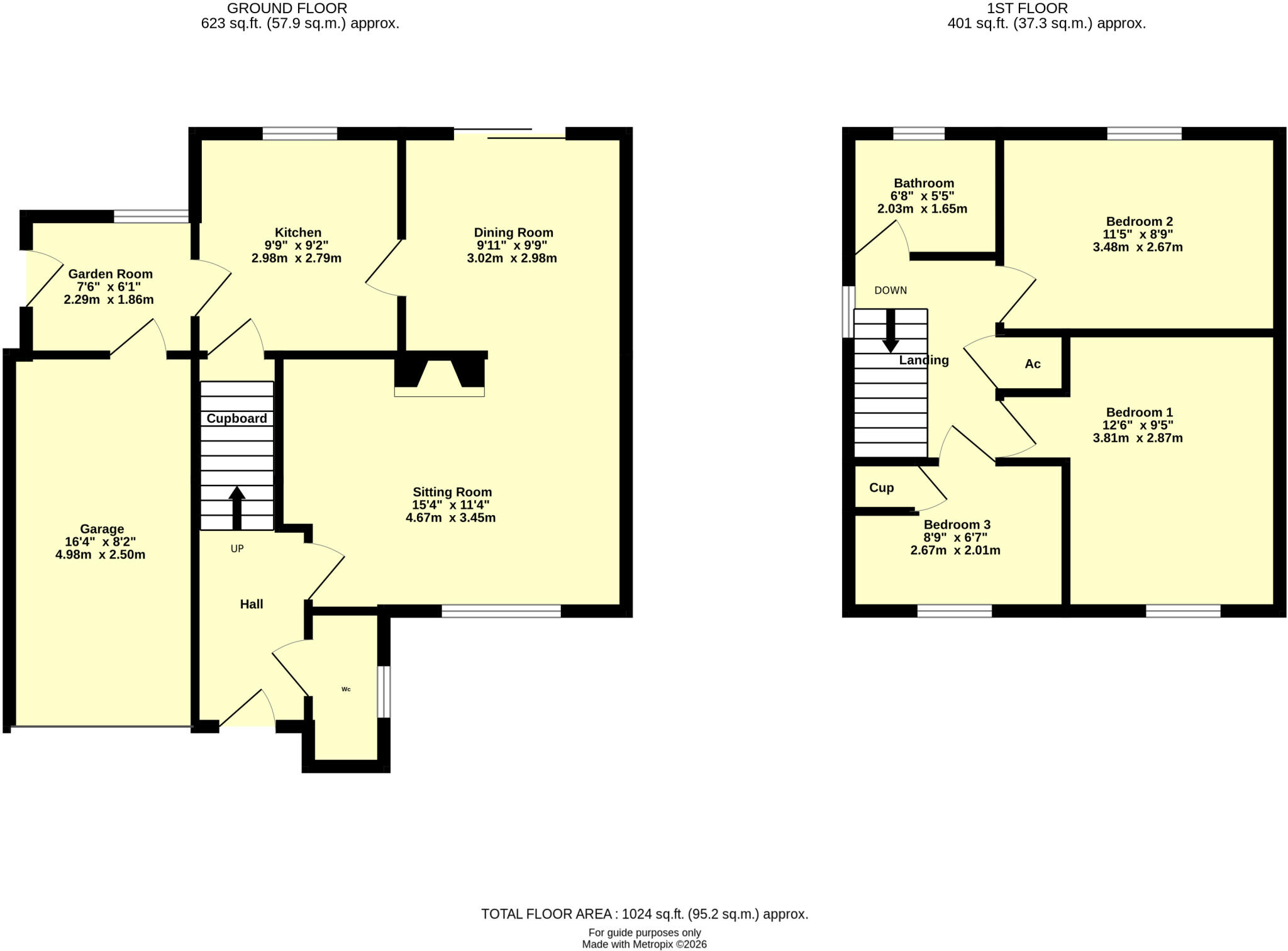 Sycamore Close, Willand, EX15 floorplan