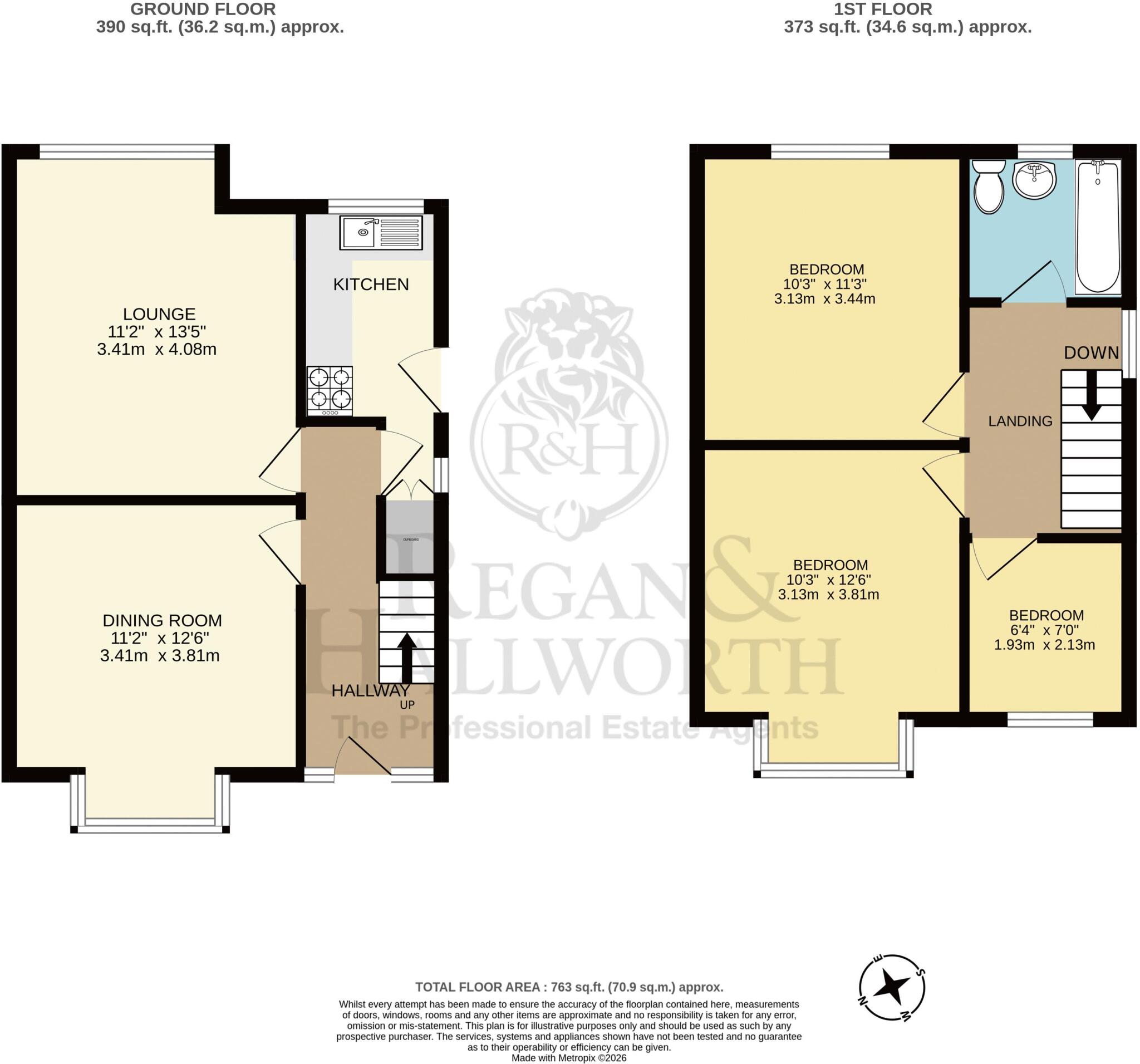 Nutt Street, Whelley, WN1 3XR floorplan