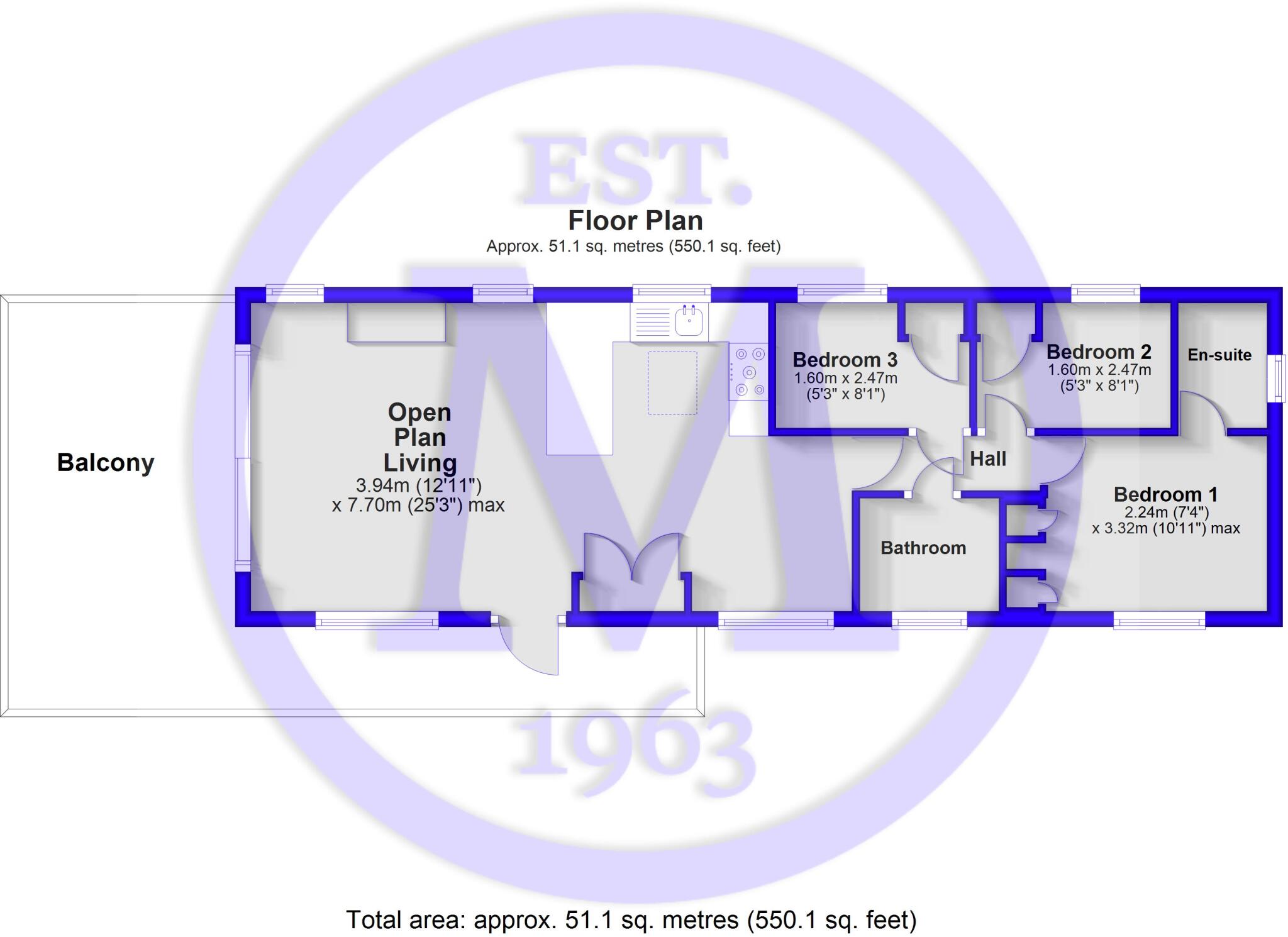 Solent View, Hoburne Naish Holiday Park, Barton On Sea, Hampshire, BH25 floorplan