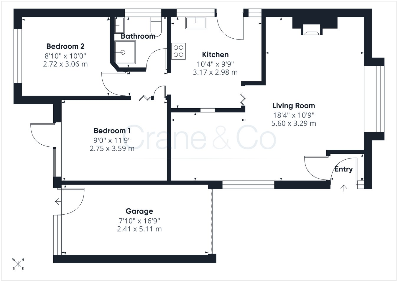 Harebeating Crescent, Hailsham, BN27 floorplan