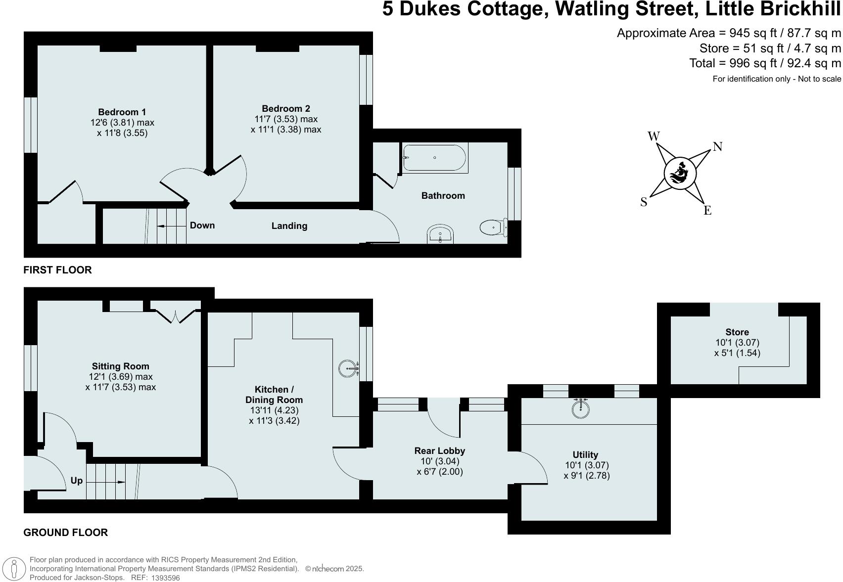 Dukes Cottage, Watling Street, Little Brickhill, Milton Keynes, MK17 floorplan
