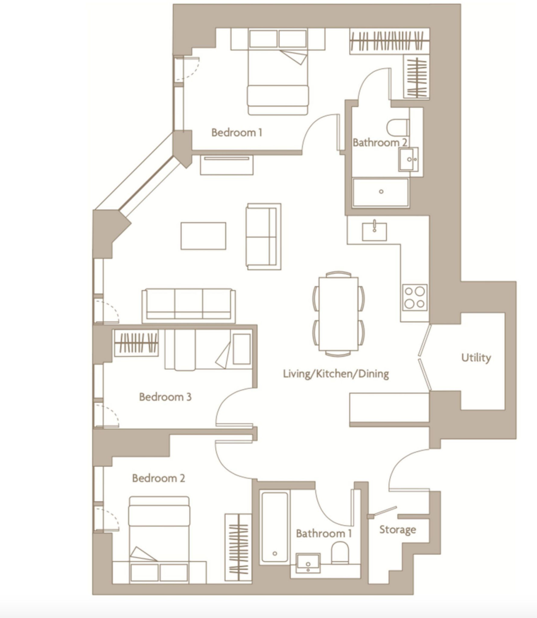 Manchester, M4 floorplan