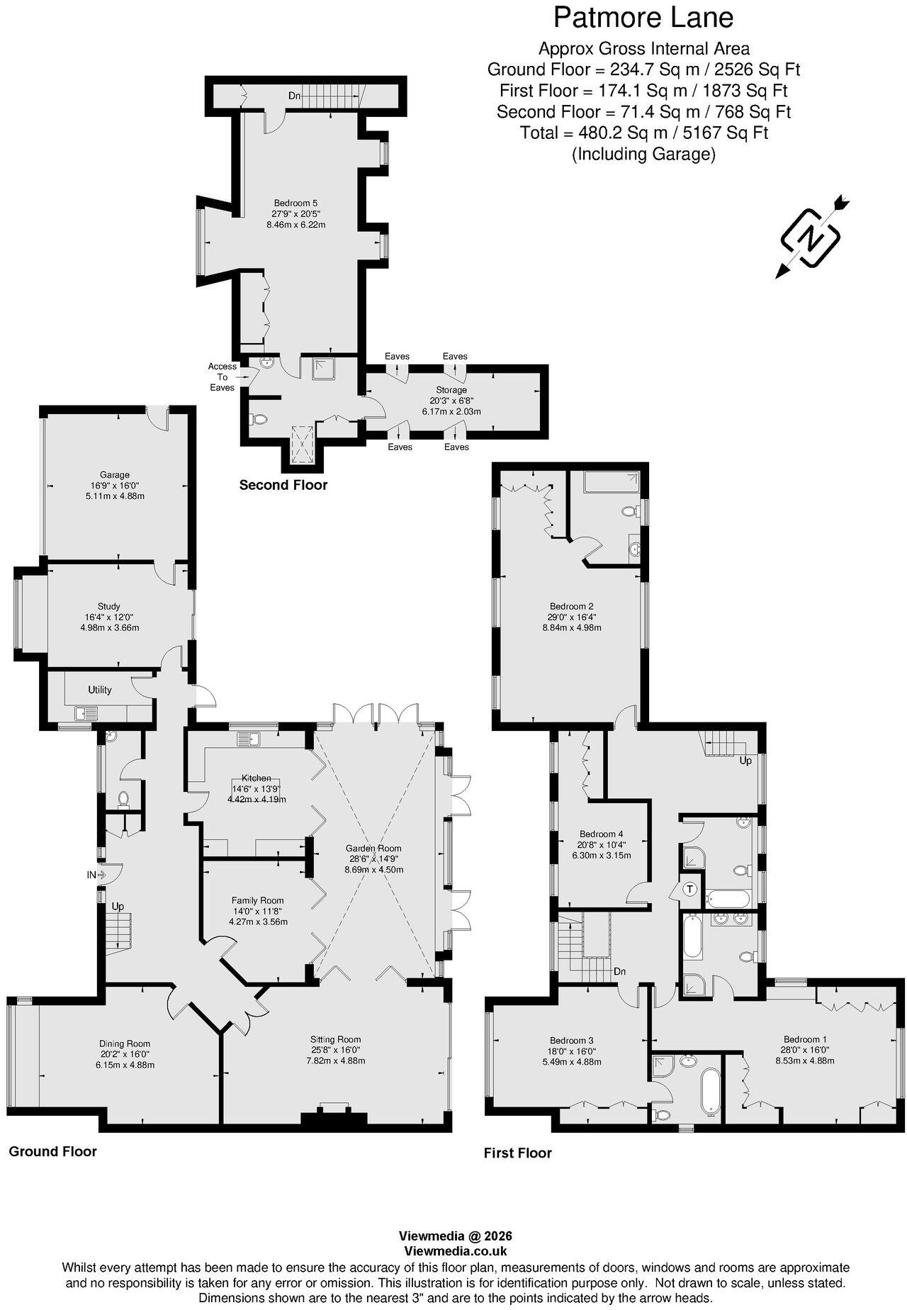 Patmore Lane, Hersham, Walton-on-Thames, KT12 floorplan