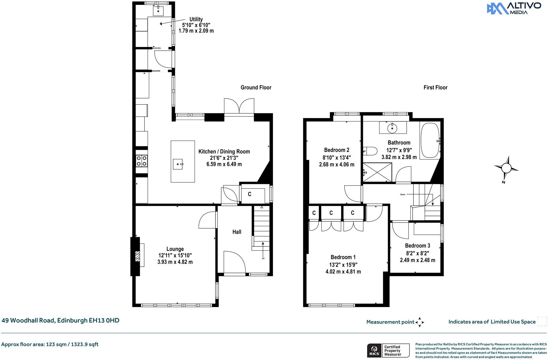 49, Woodhall Road, Edinburgh floorplan