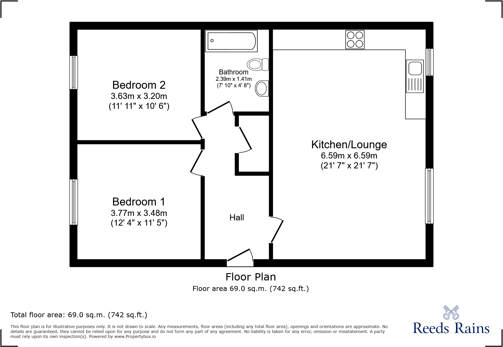 Warley Road, Blackpool, Lancashire, FY1 floorplan