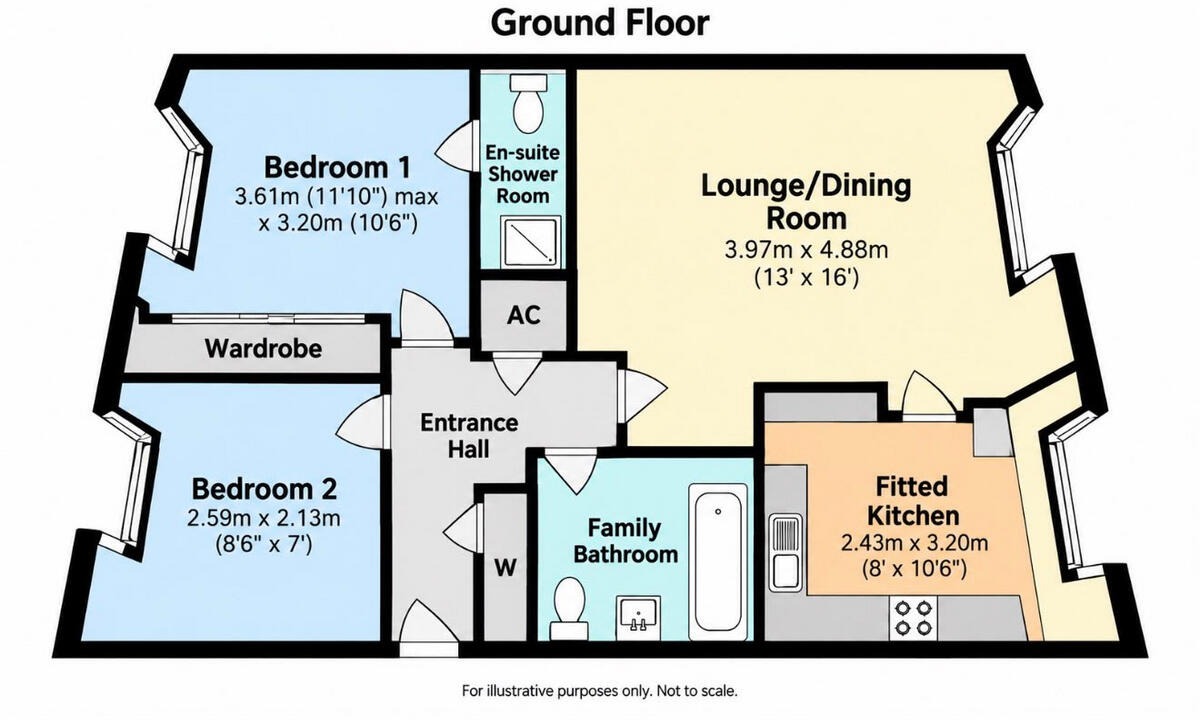 Knights Field, Luton floorplan