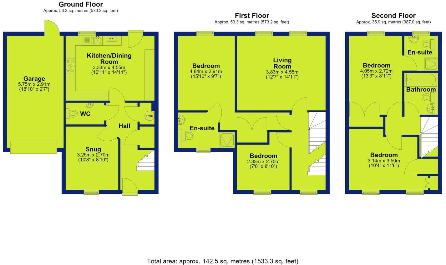 Stavely Way, Gamston floorplan