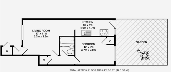 Randalls Way, KT22 floorplan
