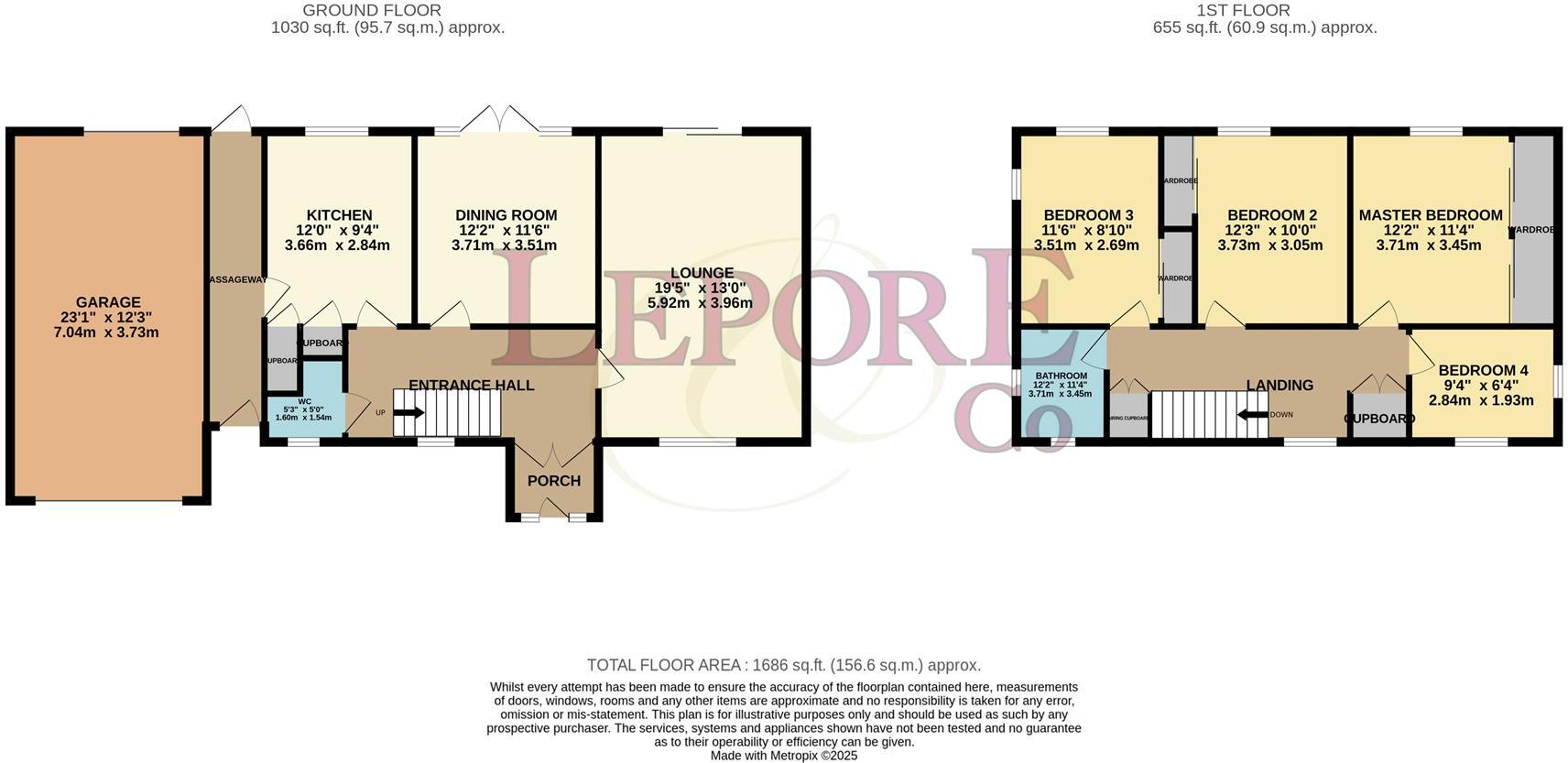 Putnoe Lane, Bedford floorplan