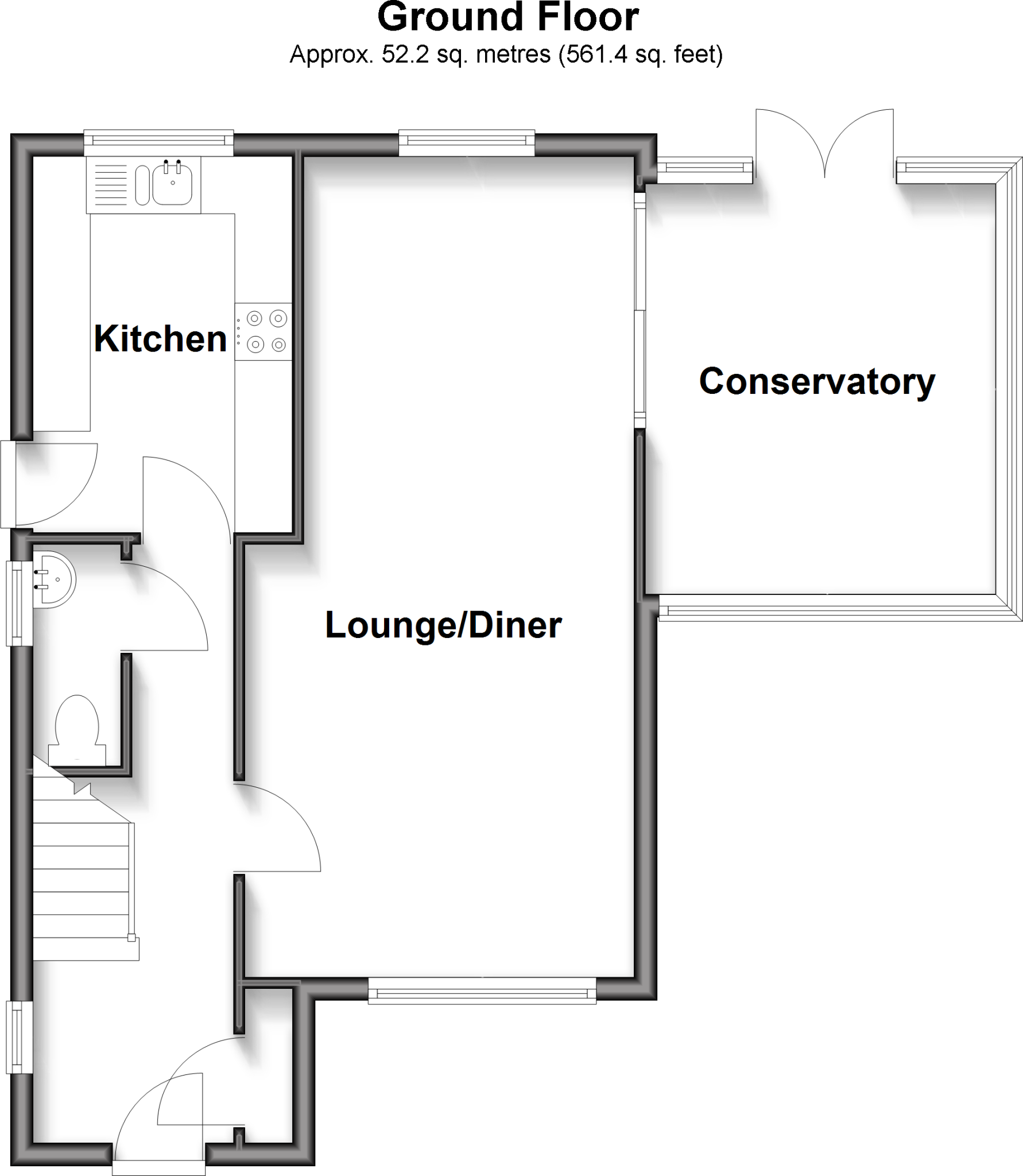 Oaks Close, Westergate, Chichester, West Sussex floorplan