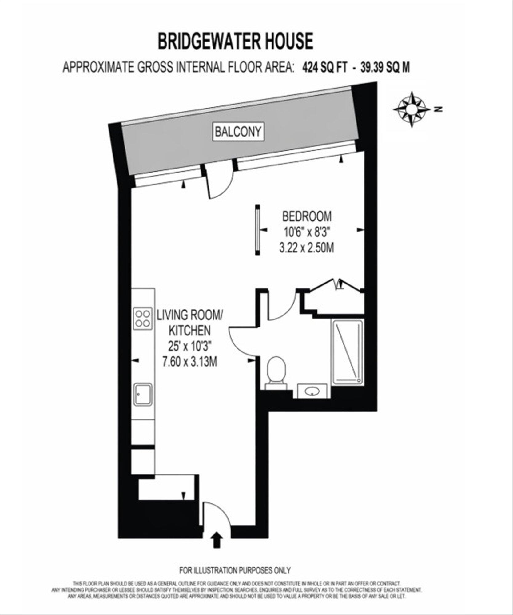 Lookout Lane, Canary Wharf floorplan