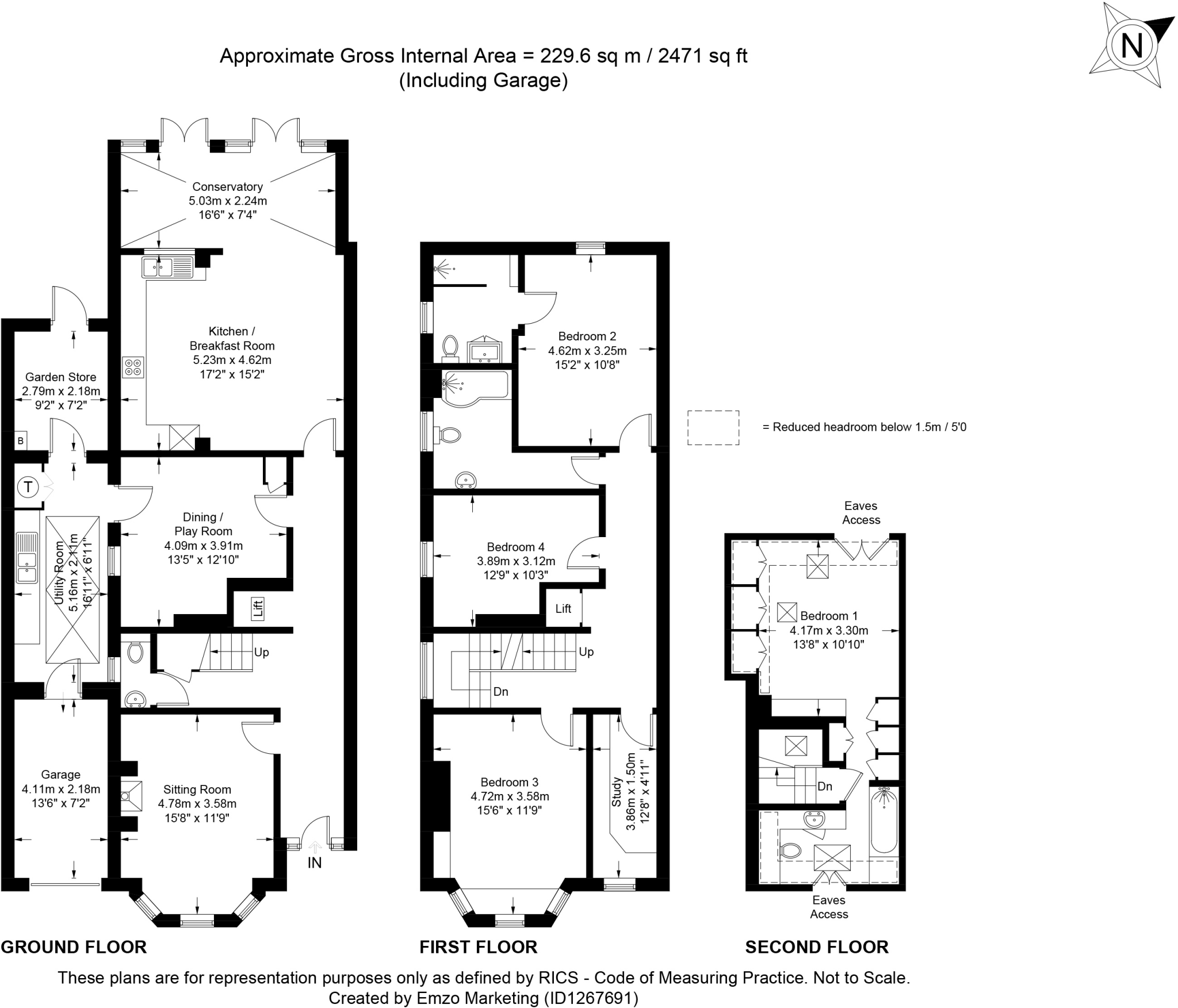 Saxon Road, Hyde floorplan