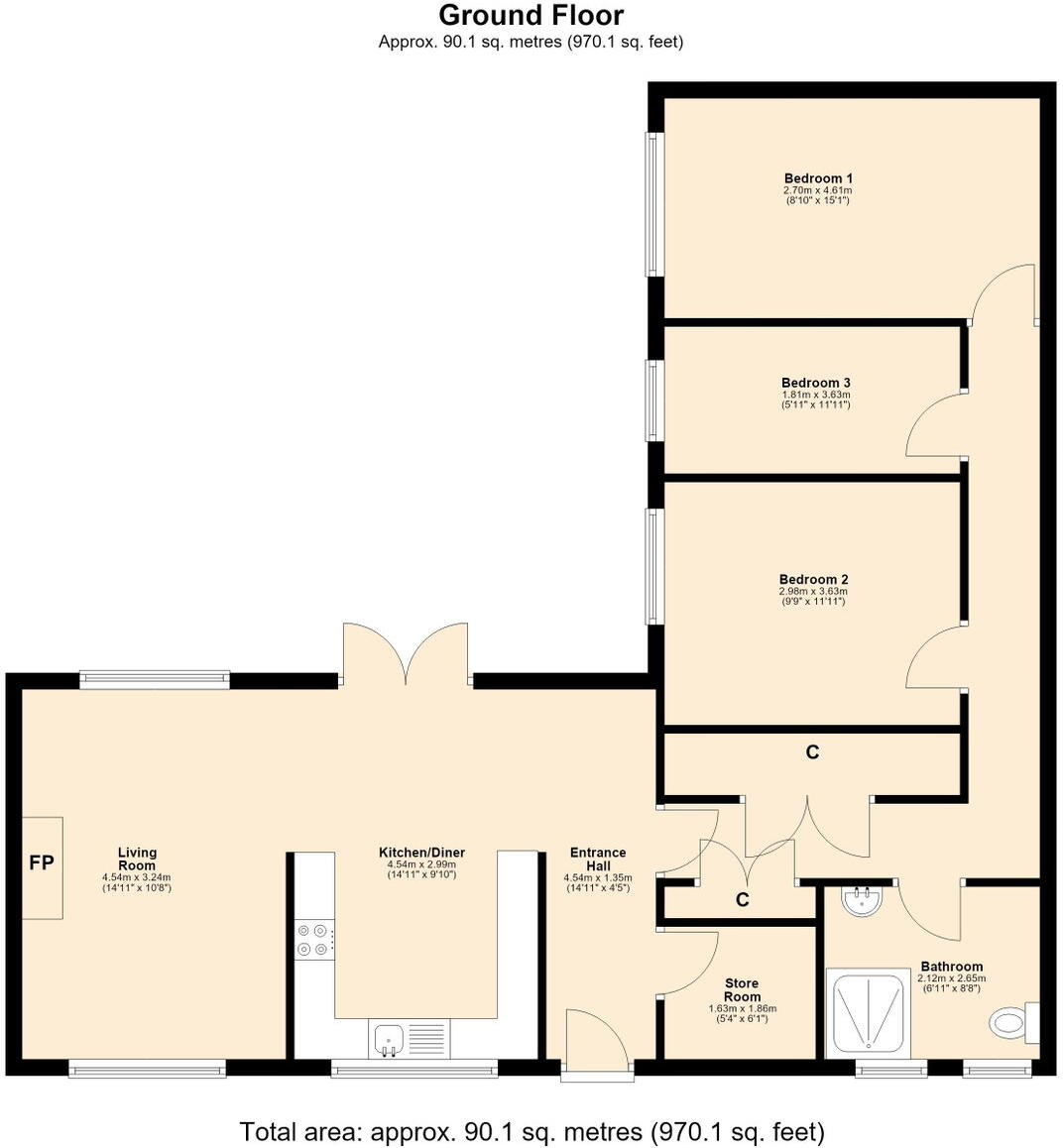 Tanfields, Skelmersdale, WN8 8NR floorplan