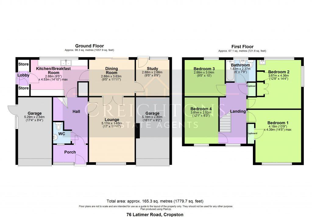 Latimer Road, Cropston floorplan